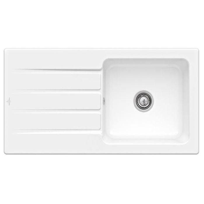 Villeroy & Boch Architectura Einbauspüle 336001KG mit Ablaufgarnitur, Snow White