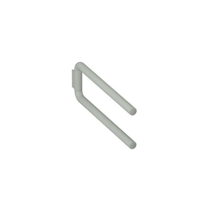 Hewi 477 Handtuchhalter 445x160mm 2-tlg. Matt Felsgrau Polyamid