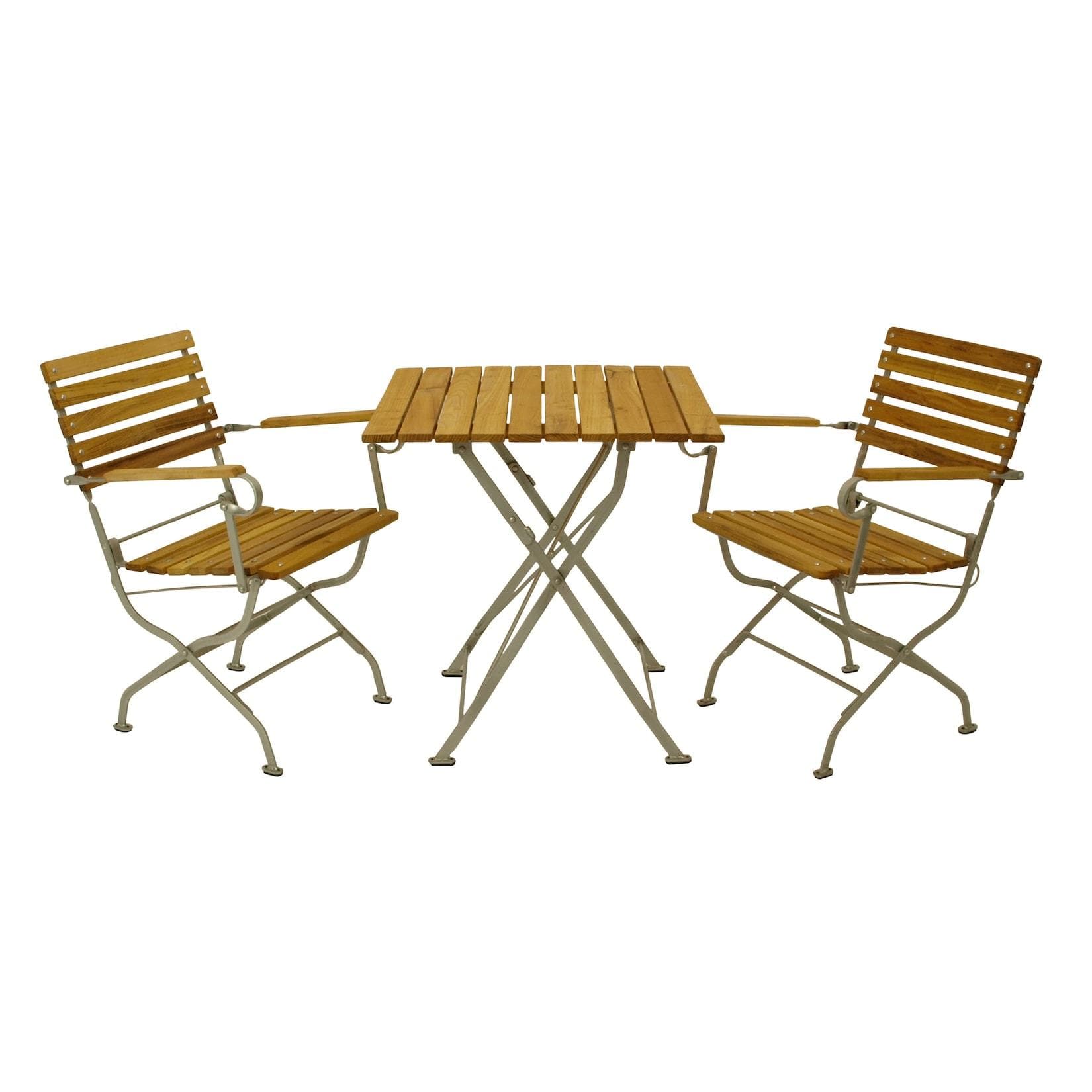 DEGAMO Klappgarnitur PASSAU 3-teilig mit Armlehnen