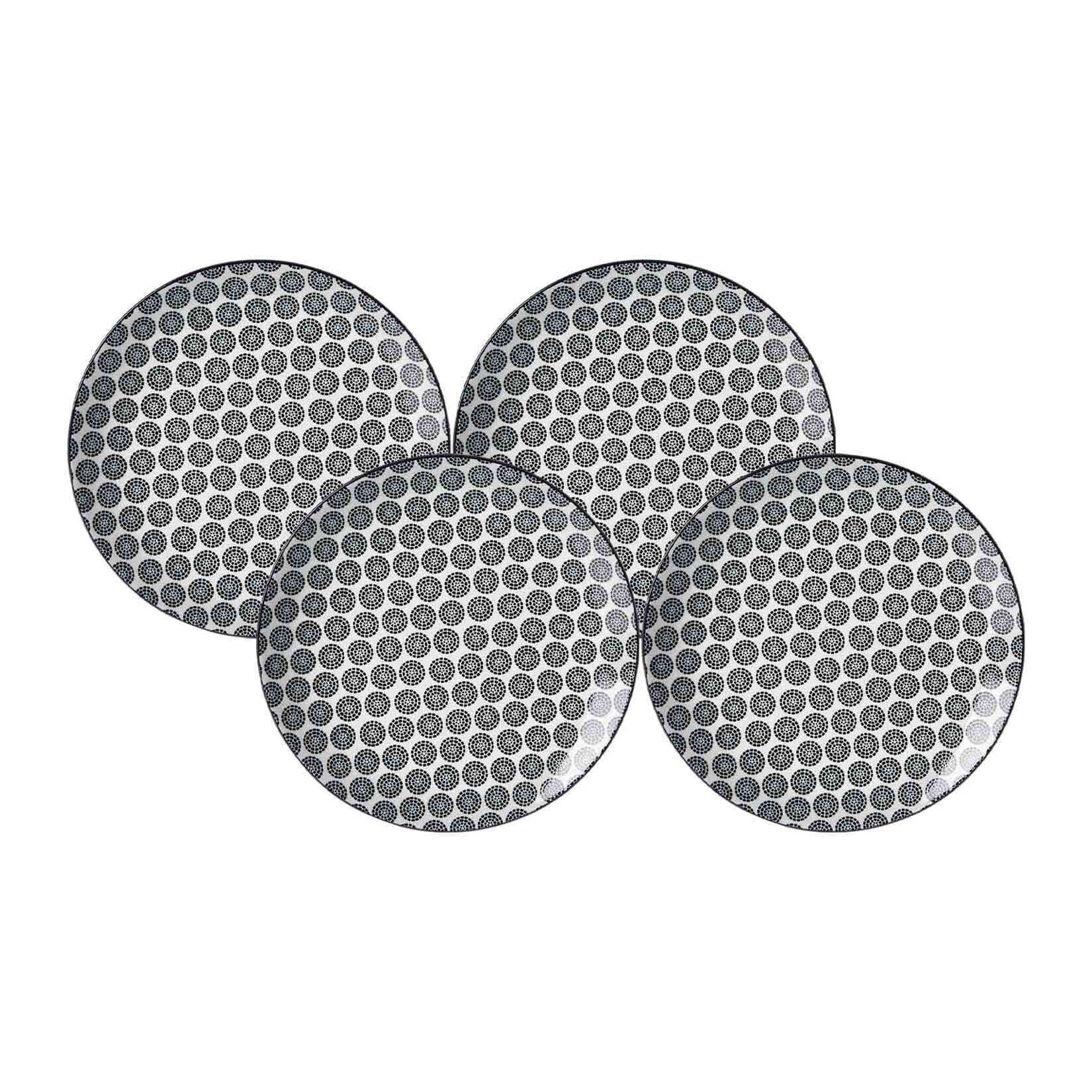 Ritzenhoff & Breker Takeo Circles Dessertteller 4er Set 21,5 cm