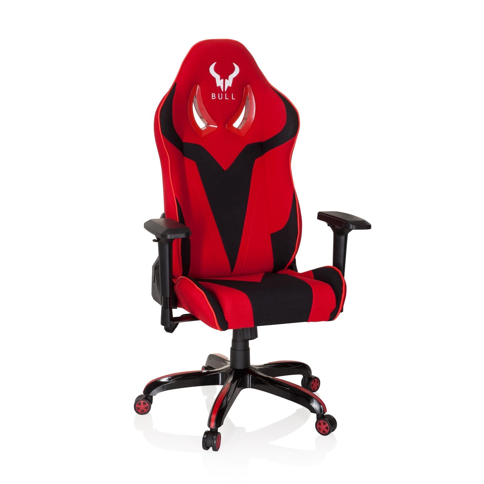 hjh OFFICE Gamingstuhl PROMOTER II Stoff mit Armlehnen höhenverstellbar