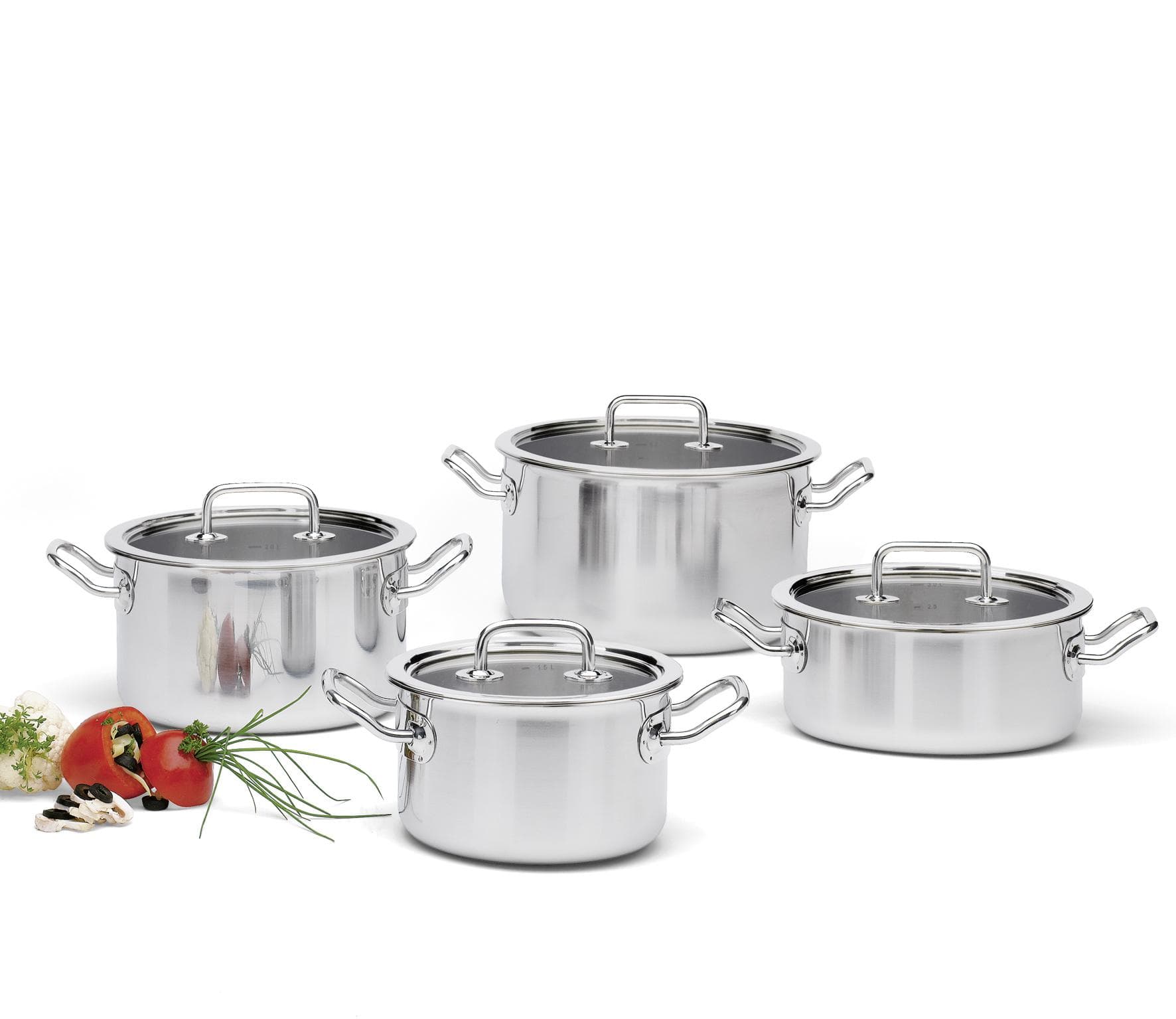 Topf-Set Küchenprofi Brigade Promo 4-tlg. 5-Mehrschichtmaterial