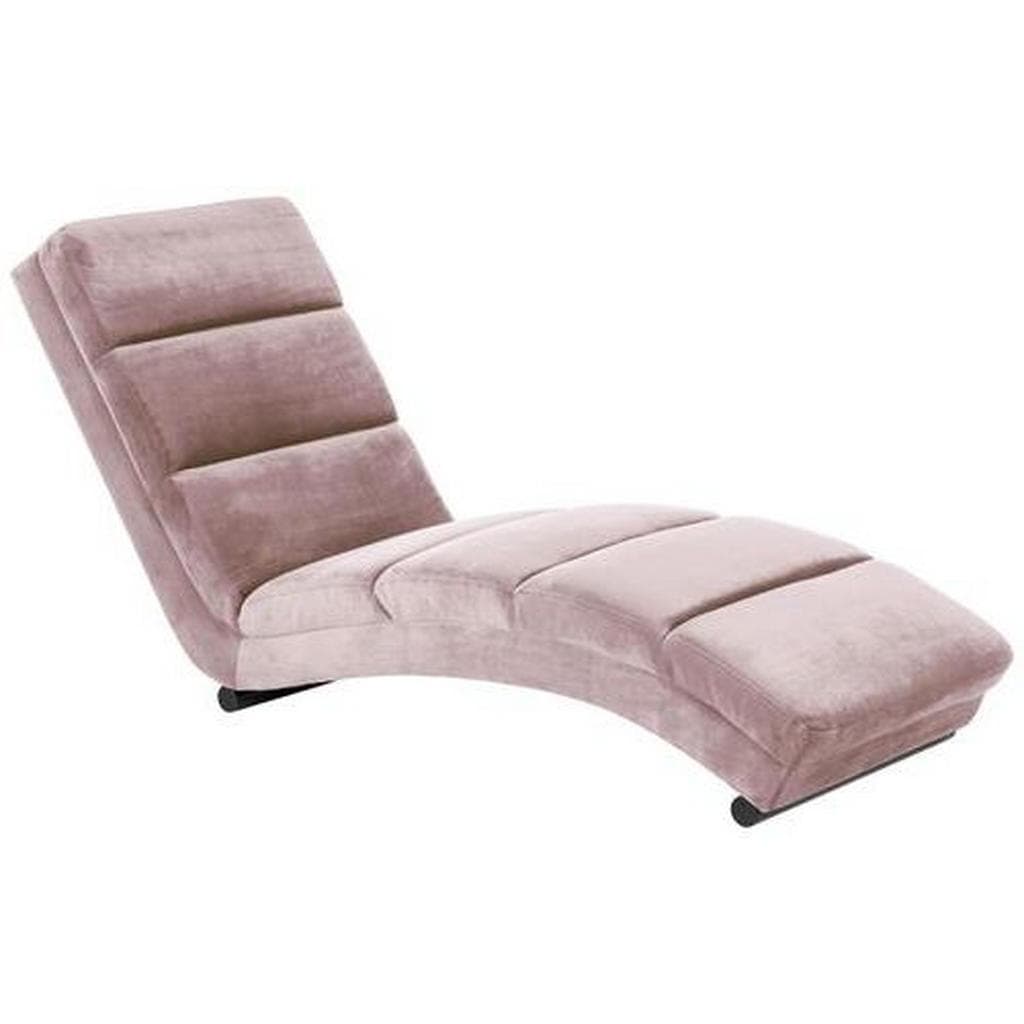 Ambia Home Relaxliege Rosa Samt