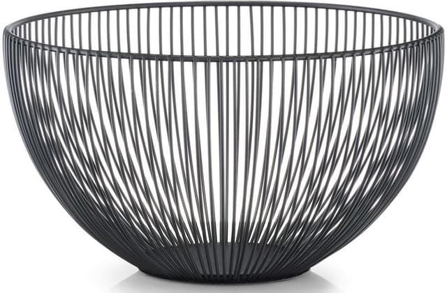 Zeller Present Aufbewahrungsbox Obstkorb Metall Schwarz