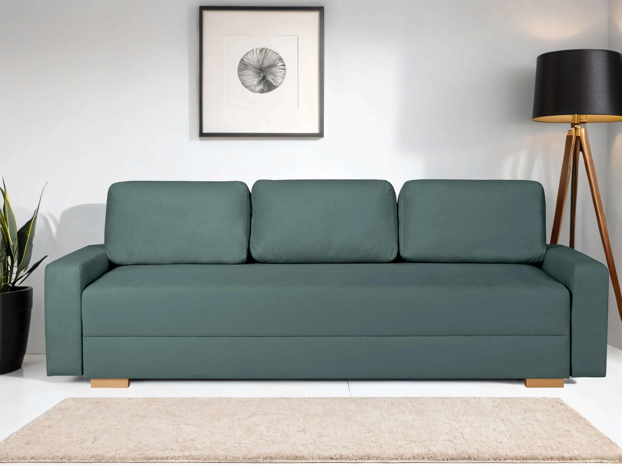 Sheridan 3-Sitzer Sofa mit Bettfunktion und Bettkasten
