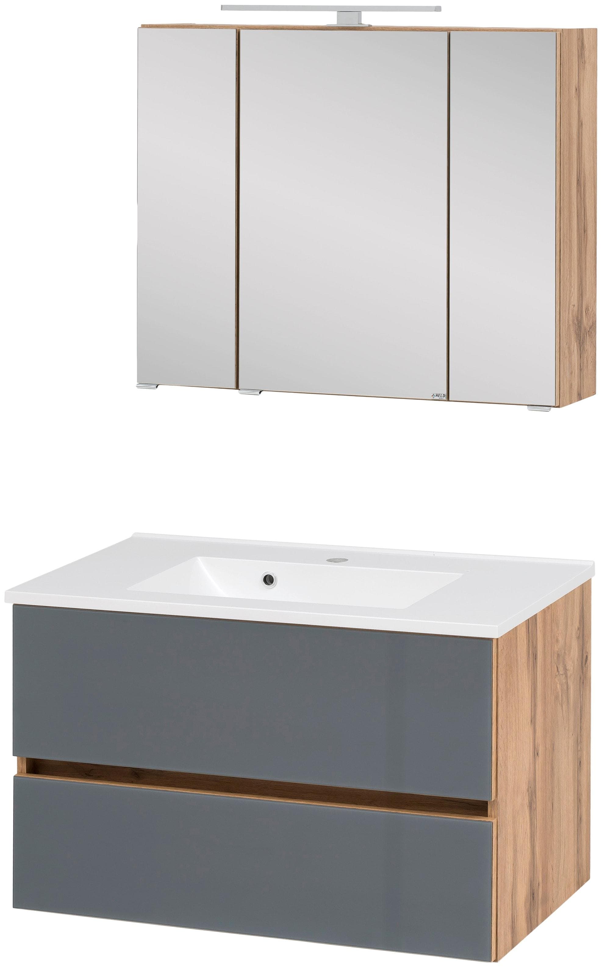 Welltime Waschtisch-Set Horki Grau