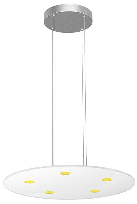 EVOTEC LED Pendelleuchte SUN LED Edelstahl Weiß Touch-Dimmer