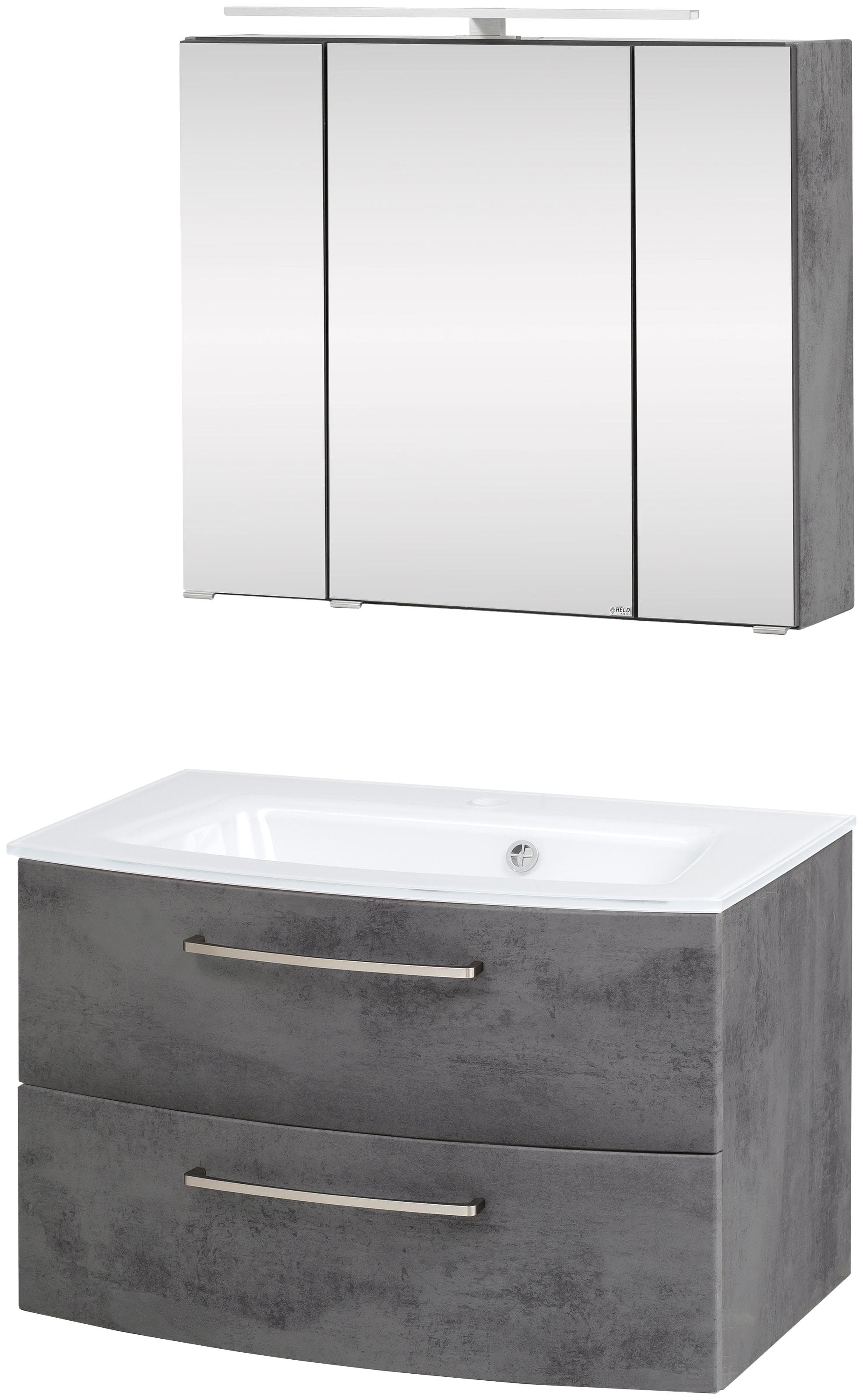 Welltime Waschtisch-Set Windau Oxid Stone