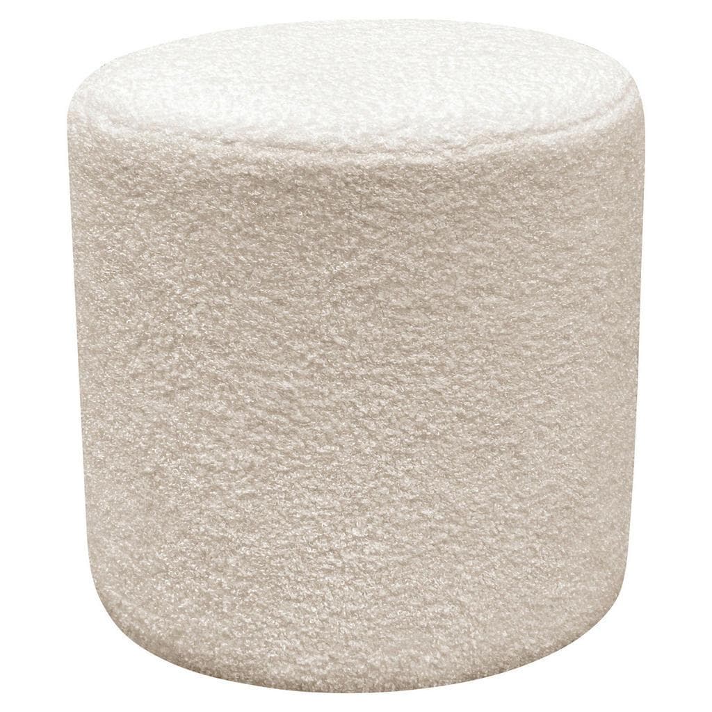 Novel Pouf Beige Textil Holzwerkstoff 35x35 cm Indoor