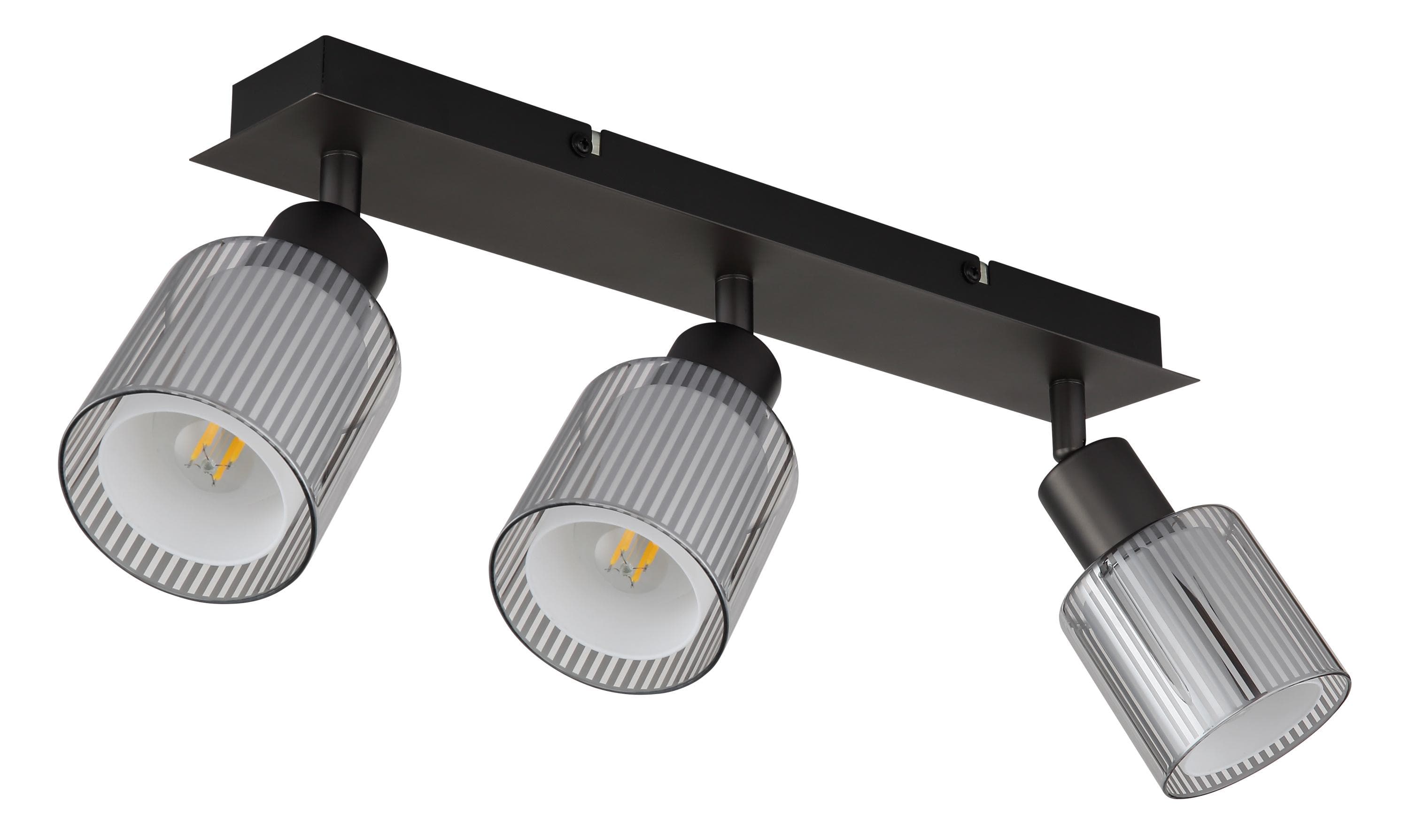 GLOBO Lighting Strahler VILLEGAS Schwarz-Chrom matt