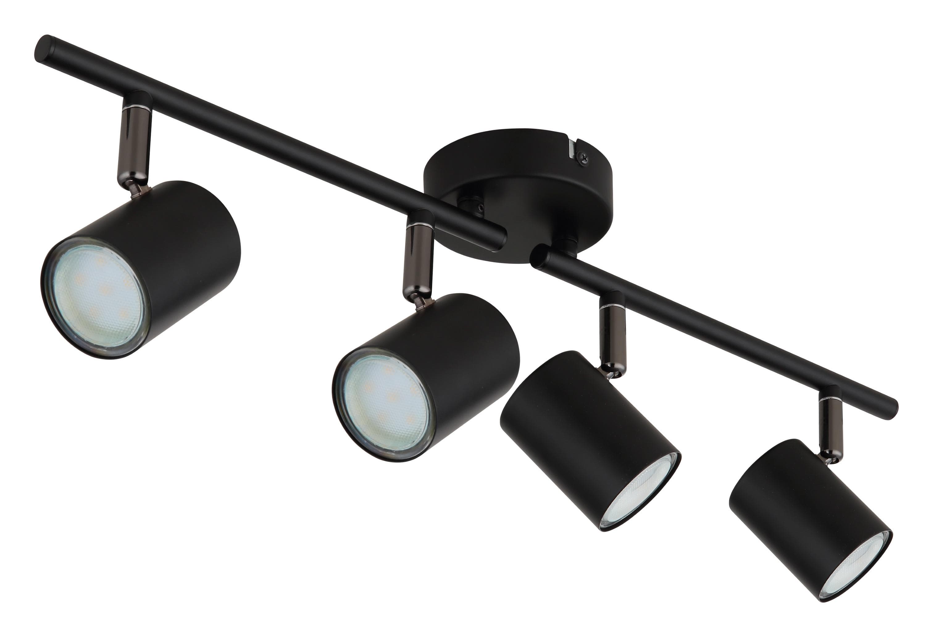 Strahler WALTERS Schwarz Metall Kunststoff GLOBO Lighting