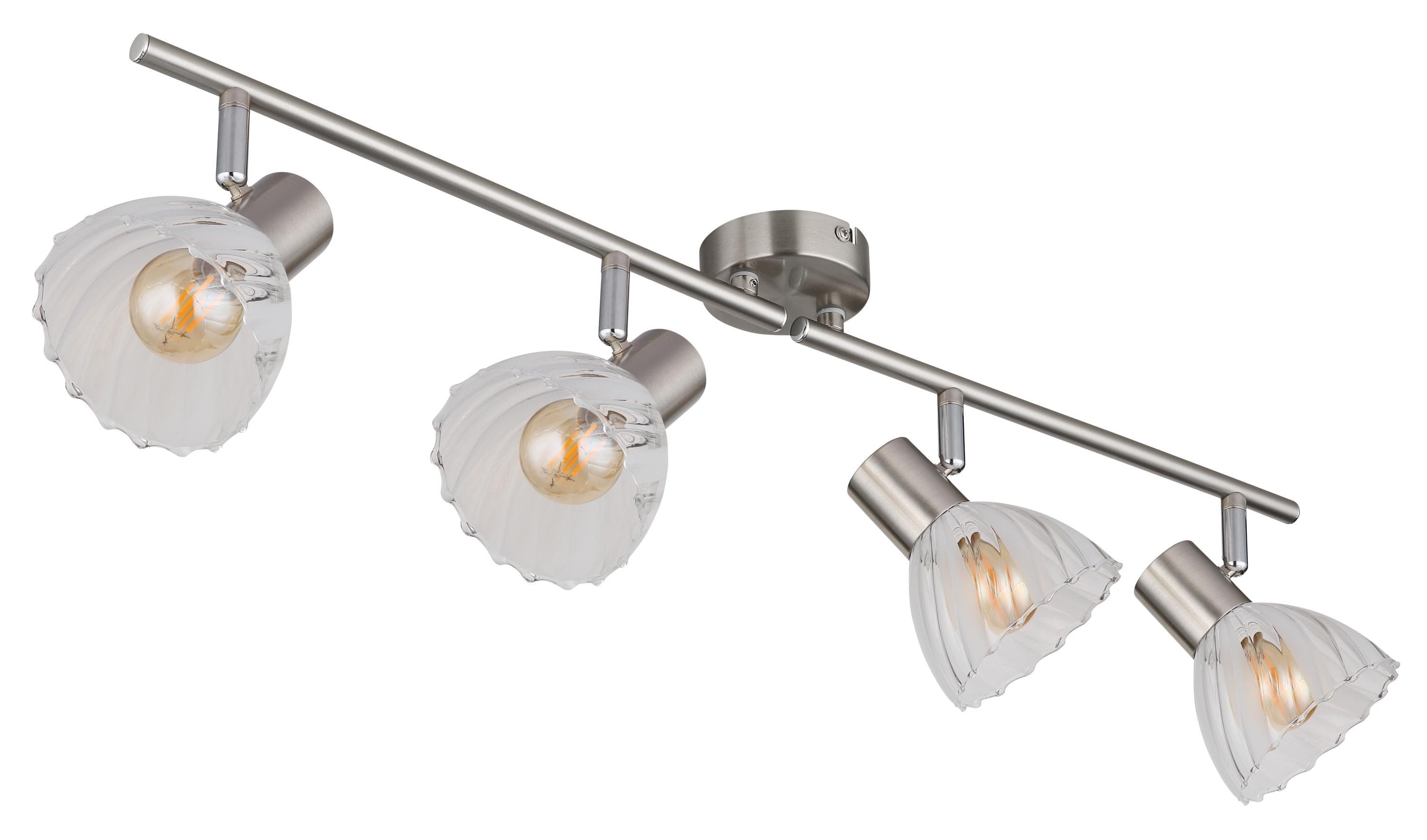 Globo Strahler ZACHERY Metall Nickel Matt