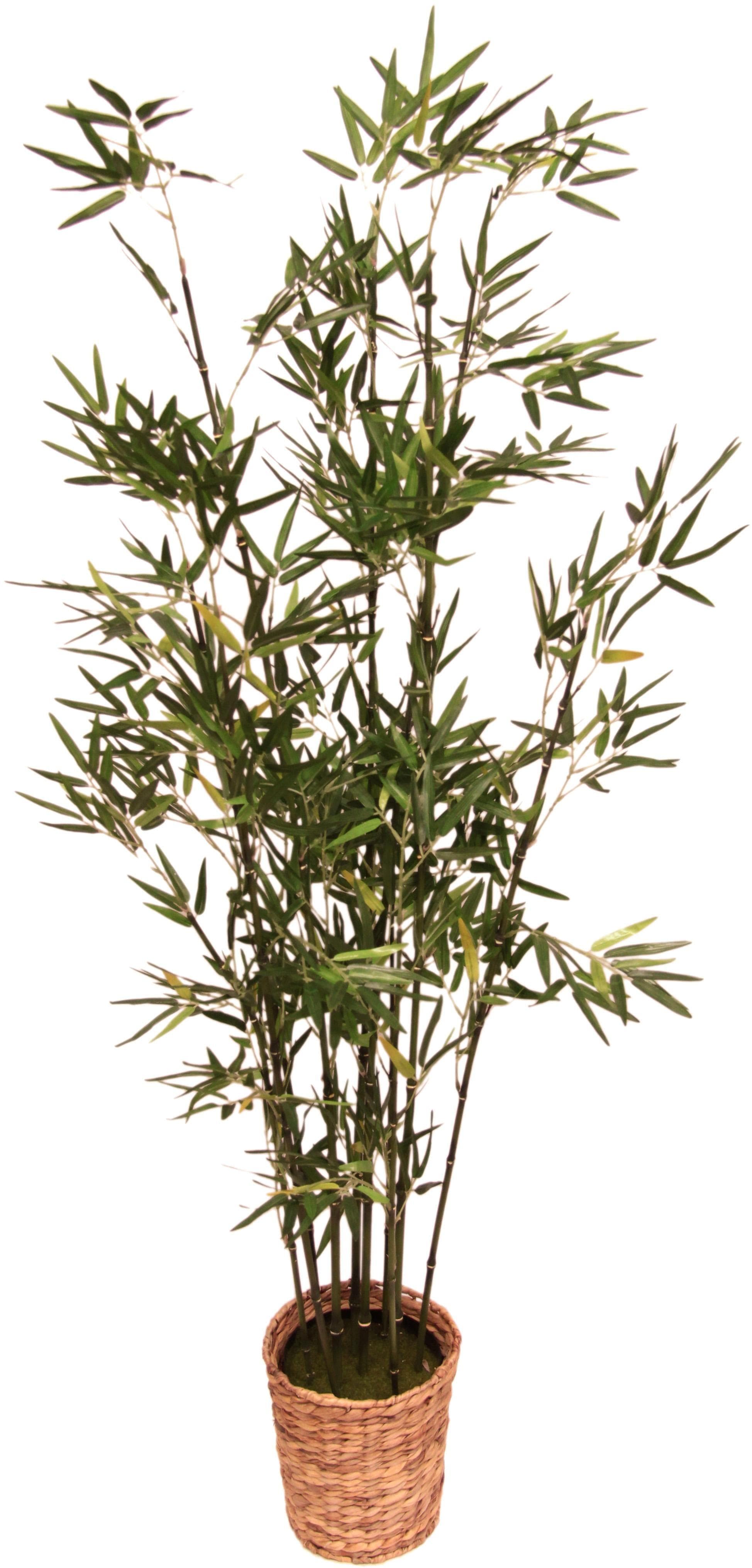 Dekorative Kunstpflanze aus Wasserhyazinthe, Kunststoff und Polyester