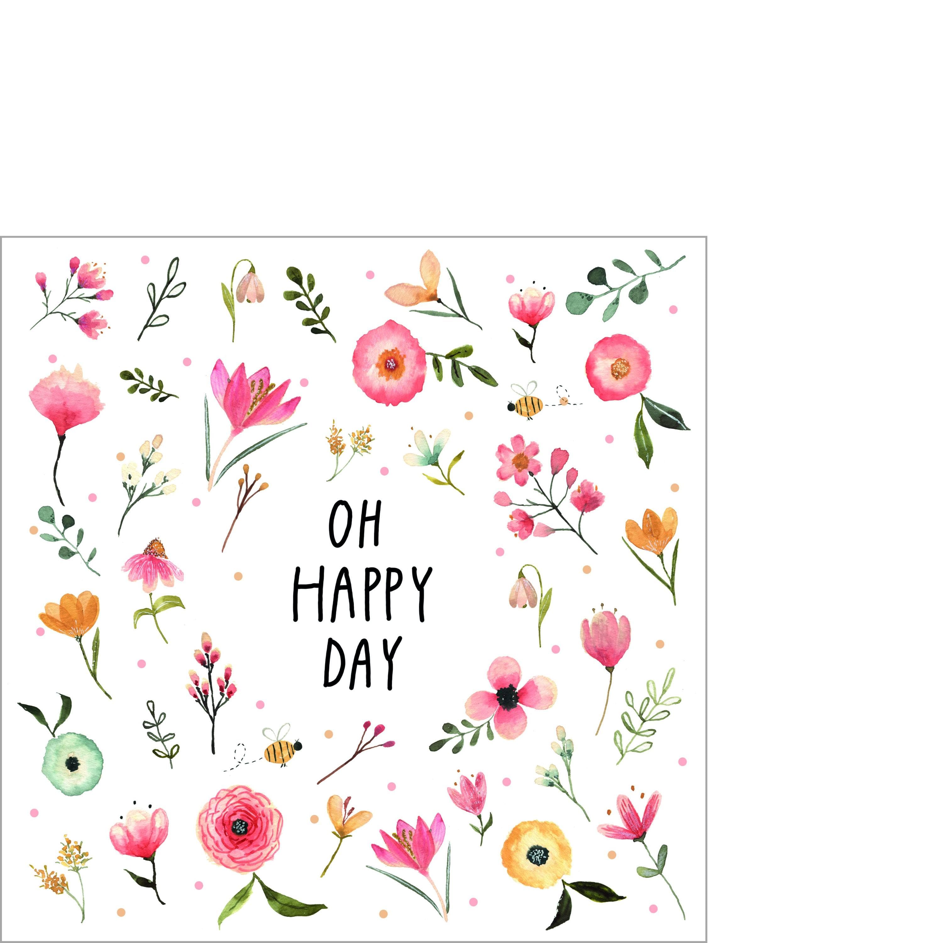 Ostermann Servietten OH HAPPY DAY 20 Stück