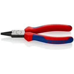 KNIPEX 22 02 160 Rundzange mit Comfort-Griffen Schwarz