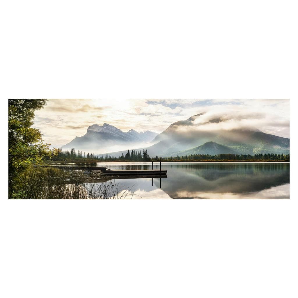 Monee Glasbild Mehrfarbig Landschaft & Natur Fotografie