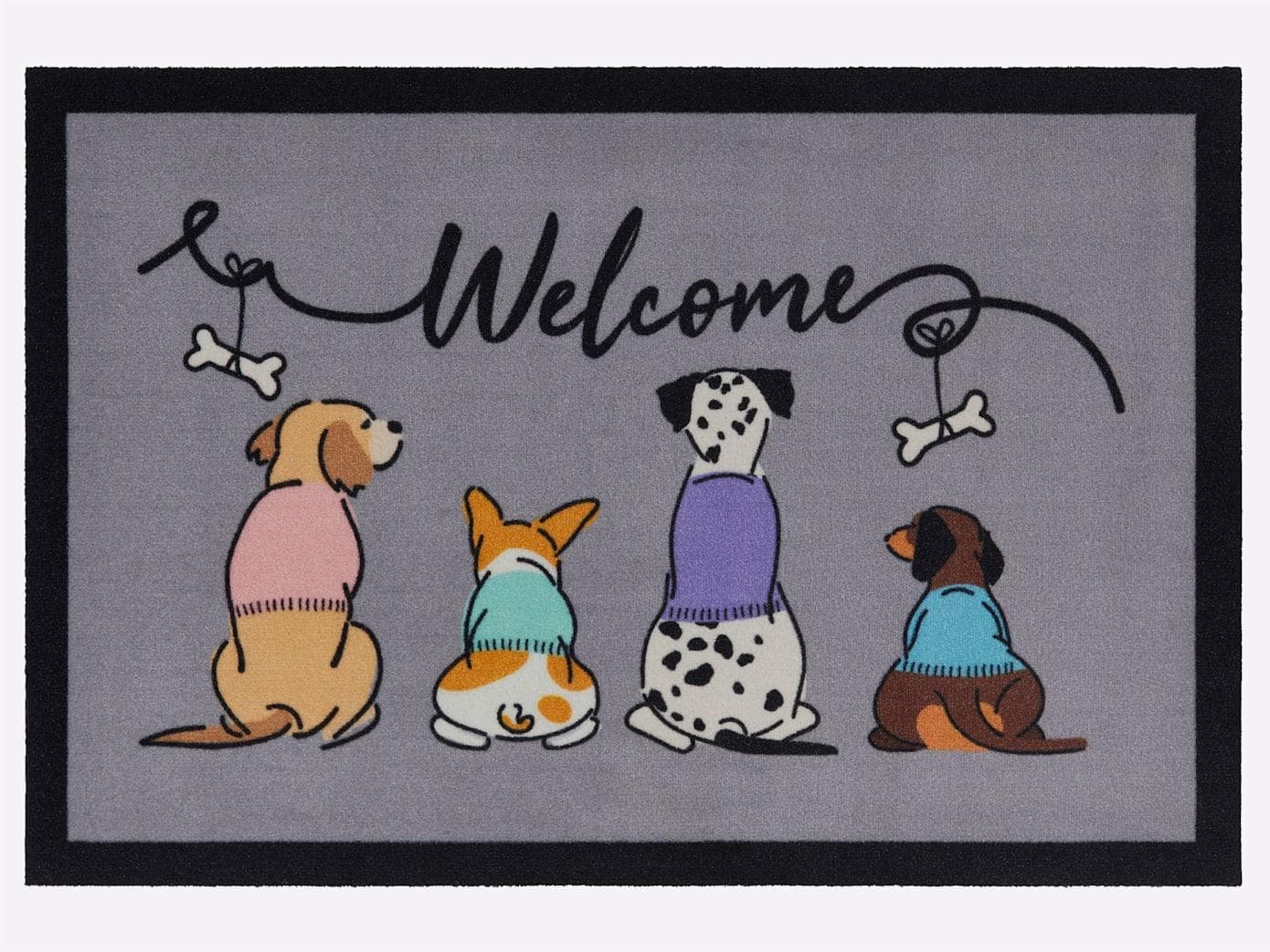 Witt Fußmatte Bunt Rutschhemmend Waschbar