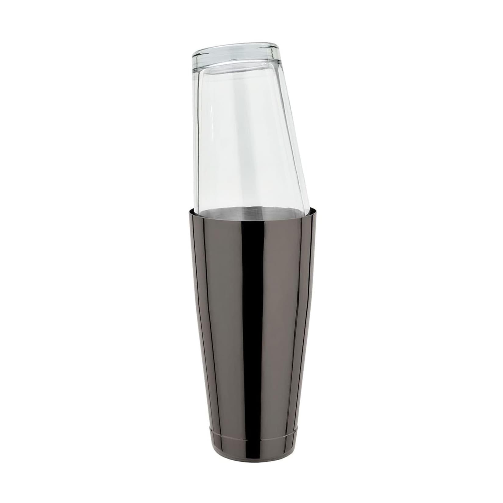 Boston Shaker 28oz. Edelstahl Gunmetal Black mit Mixing Glas