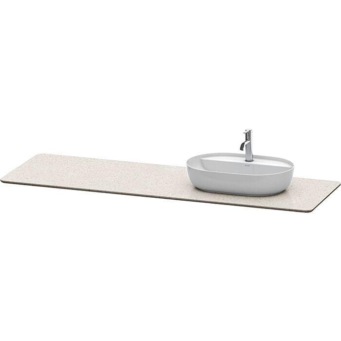 Duravit Luv Waschtisch-Konsole Quarzstein Sand Struktur
