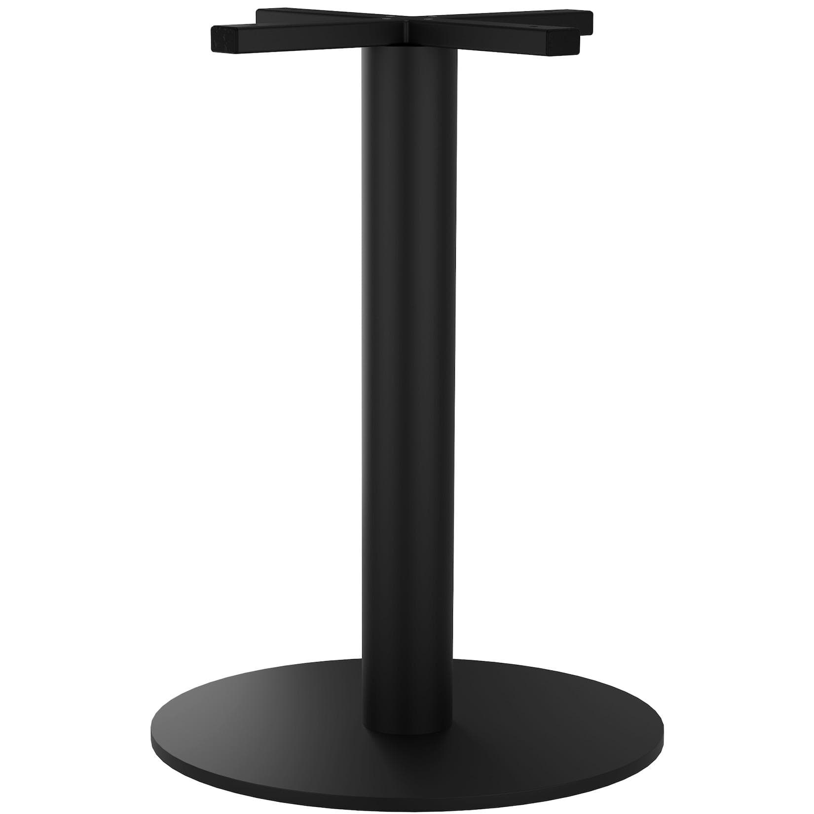 CLP Tischgestell Metall Schwarz Tischbeine Marudi Stahl Pulverbeschichtet Outdoor Robustes Tischuntergestell