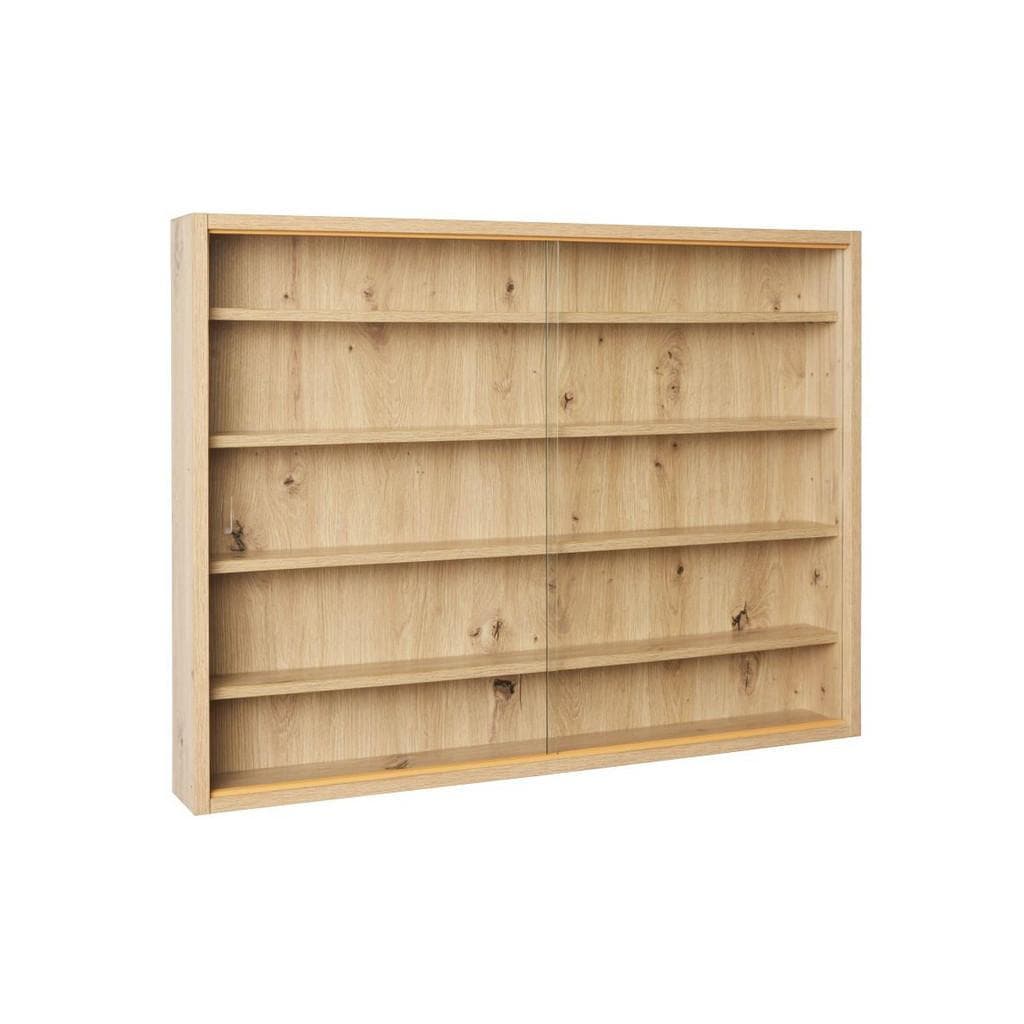 Wandvitrine aus Eiche - Elegant & Platzsparend