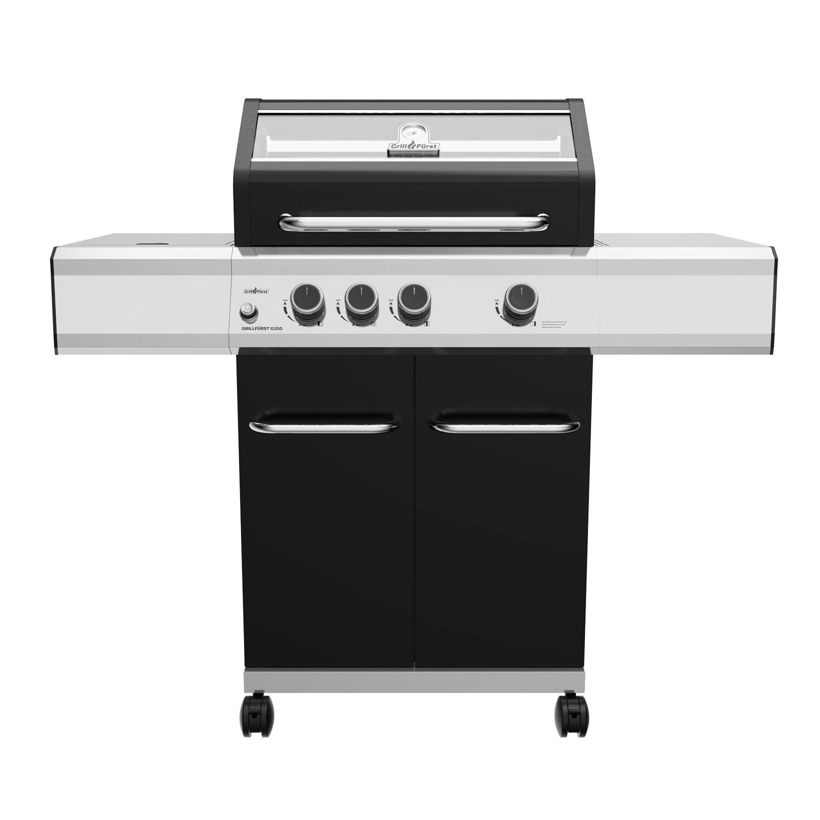 Grillfürst G310E 3-Brenner Gasgrill mit Hochtemperaturbrenner und Edelstahlrosten