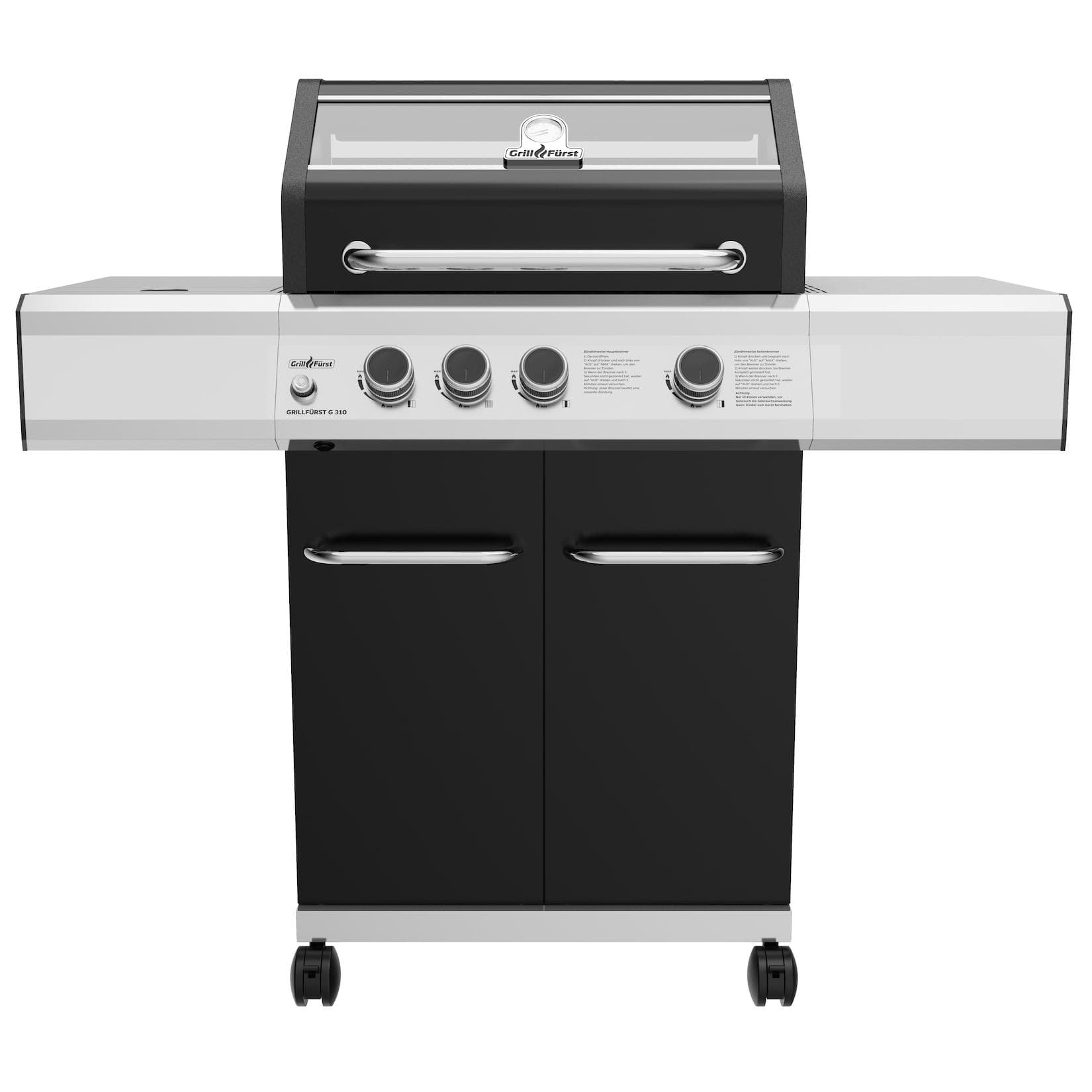 Grillfürst G310G 3-Brenner Gasgrill Gusseisenrost