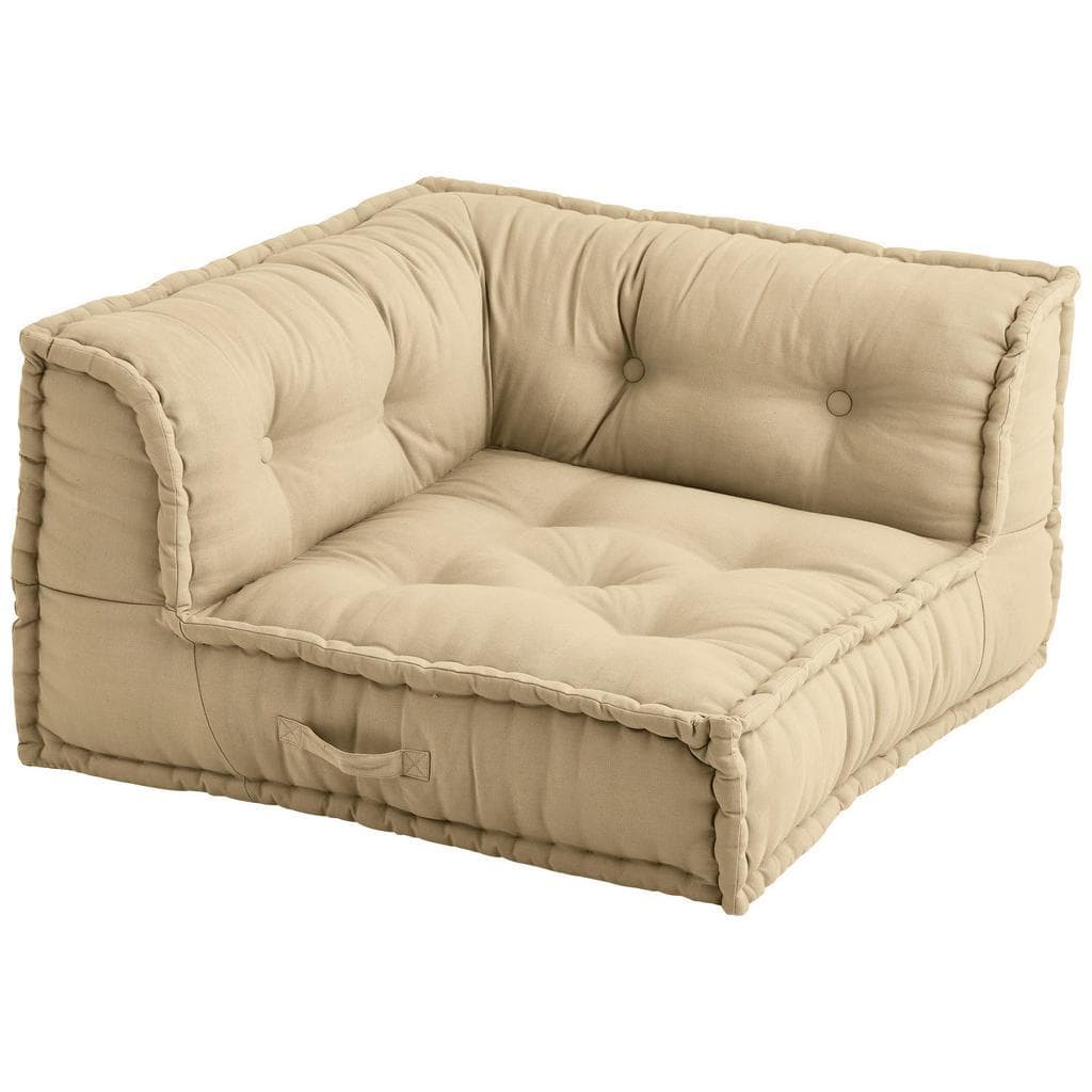 P & B Sofaelement Taupe Textil Uni Modulsofas