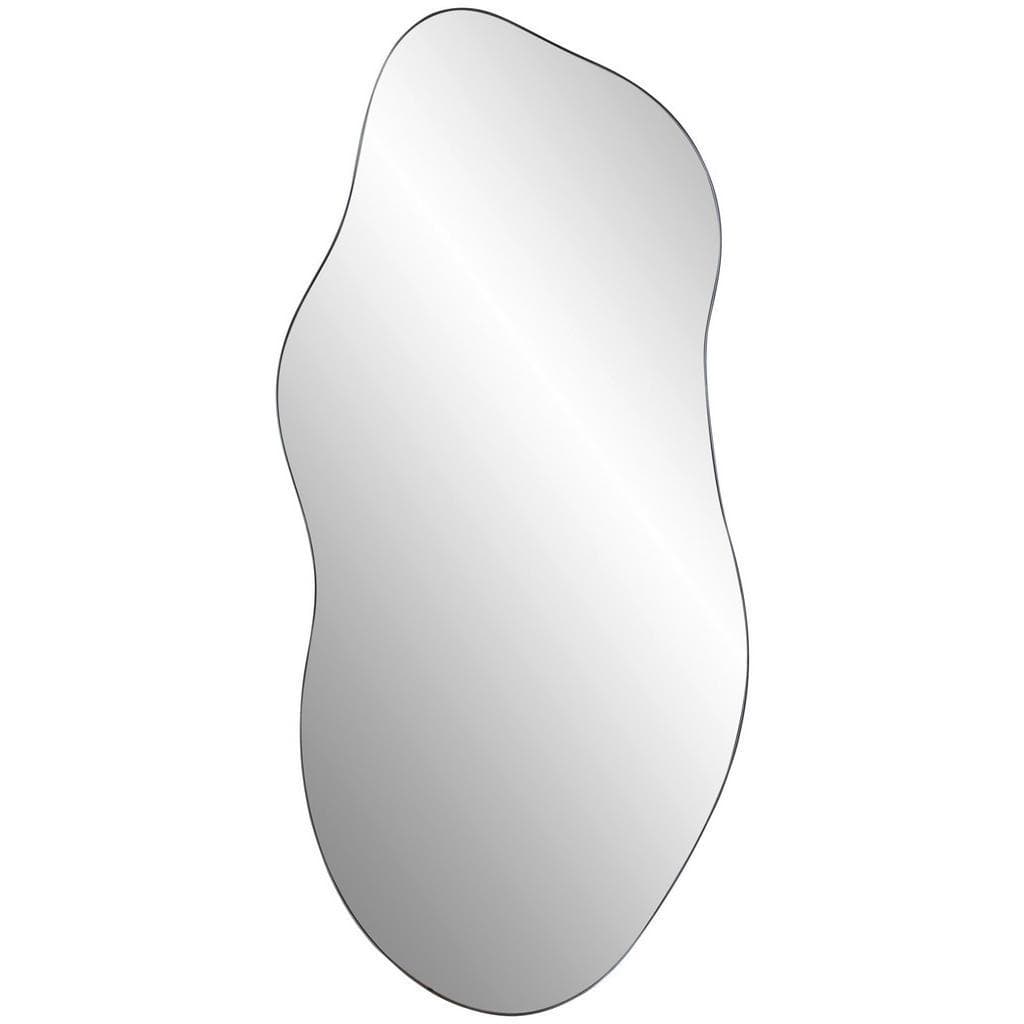 Landscape Wandspiegel Schwarz Wellenförmig