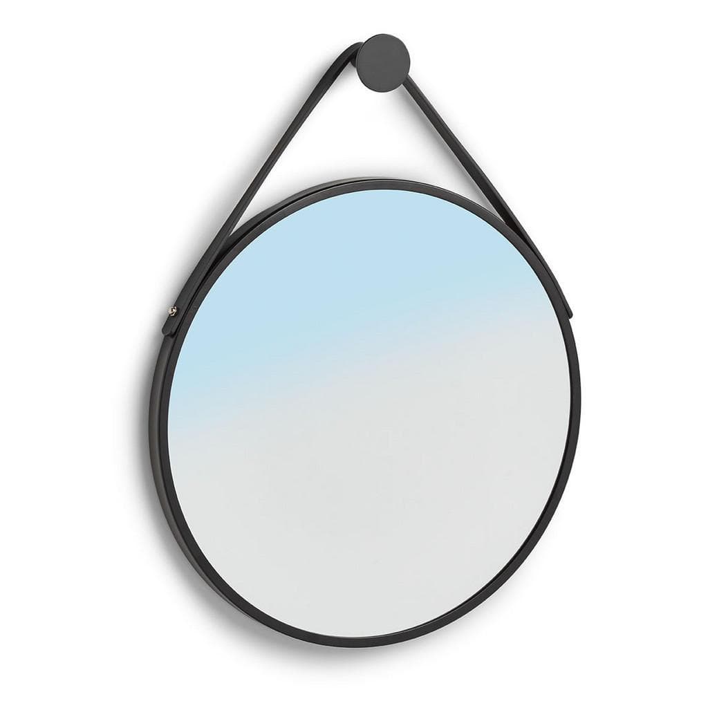 Zeller Present Dekospiegel Wandspiegel Schwarz Industrial Design