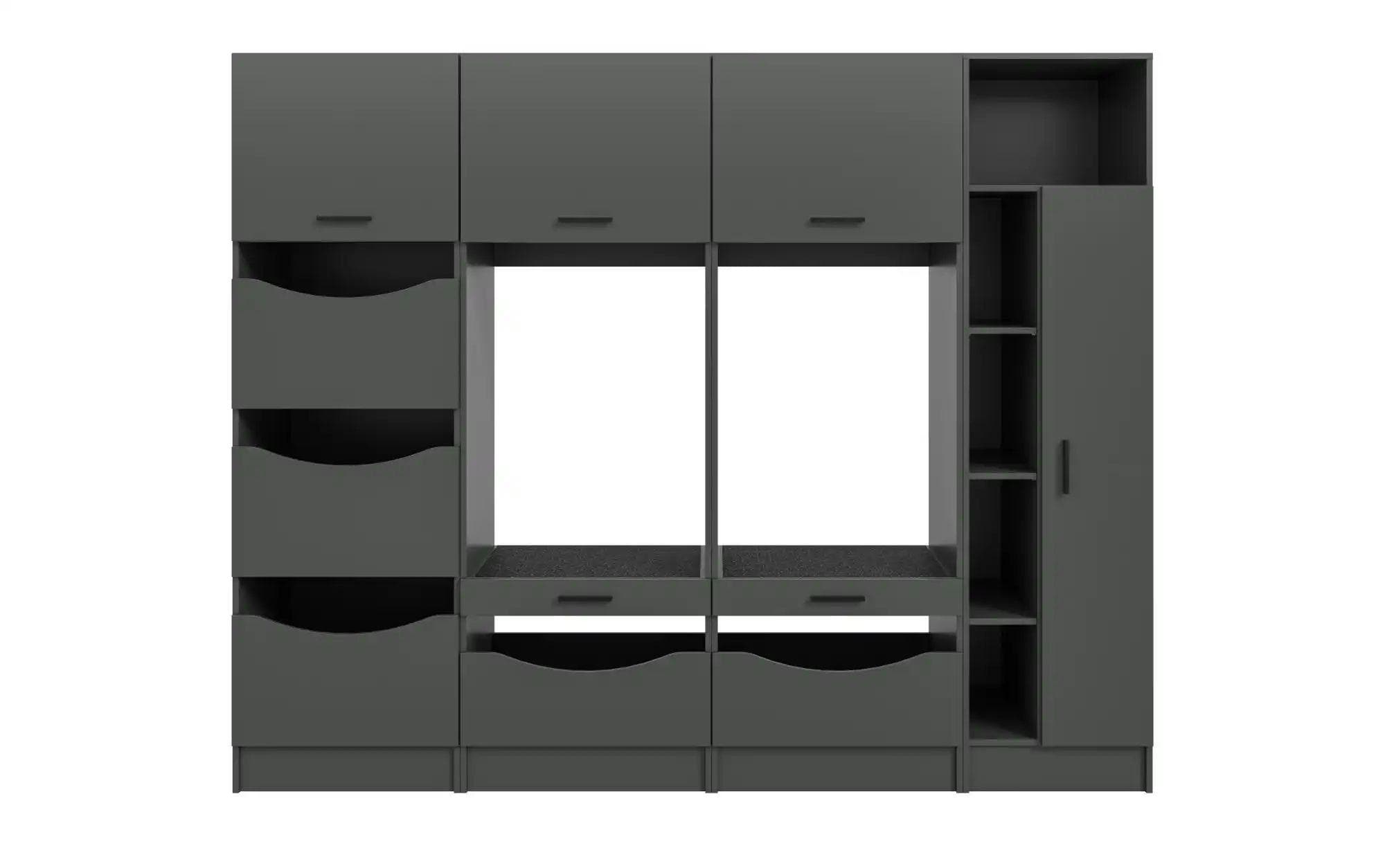 Waschmaschinenumbau Set Frillensee Grau Moderner Schrank