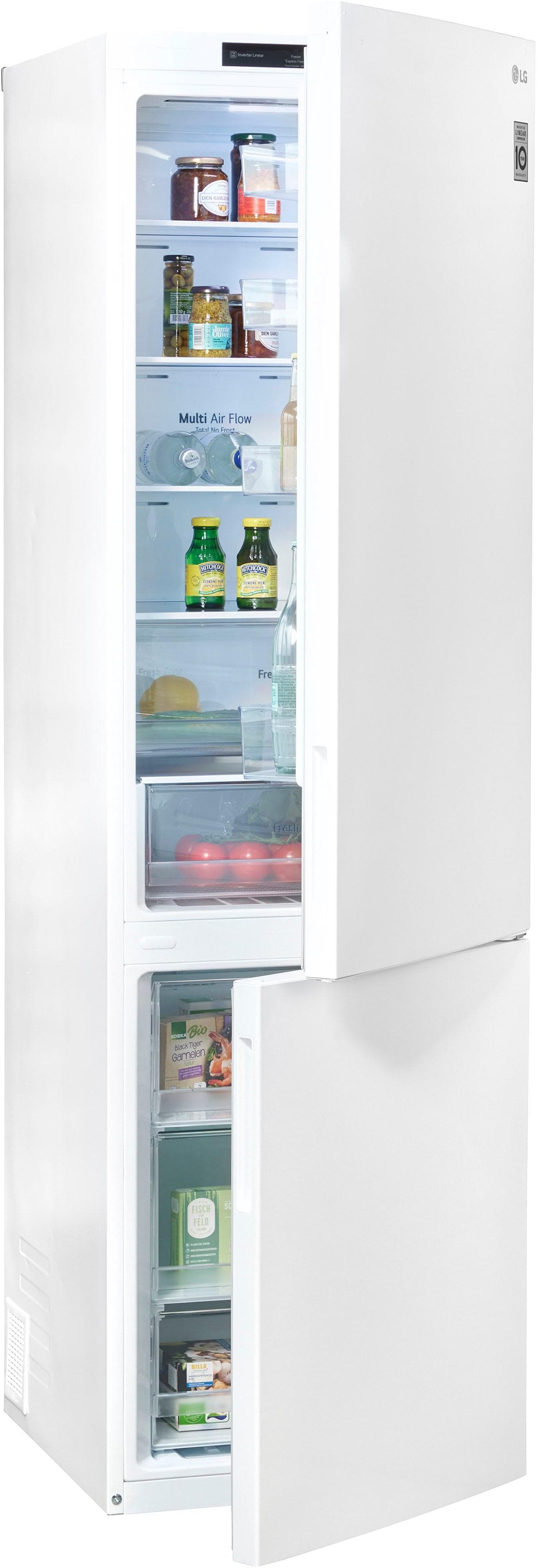 LG Kühl-/Gefrierkombination GBP62SWNAC Silber LINEAR Cooling™