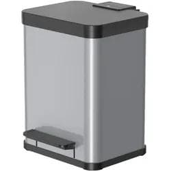 Hailo Öko duo Plus M Tret-Mülltrenner 2x9 ltr Silber