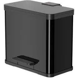 Hailo Öko duo Plus L Tret-Mülltrenner 17 + 9 Liter Schwarz