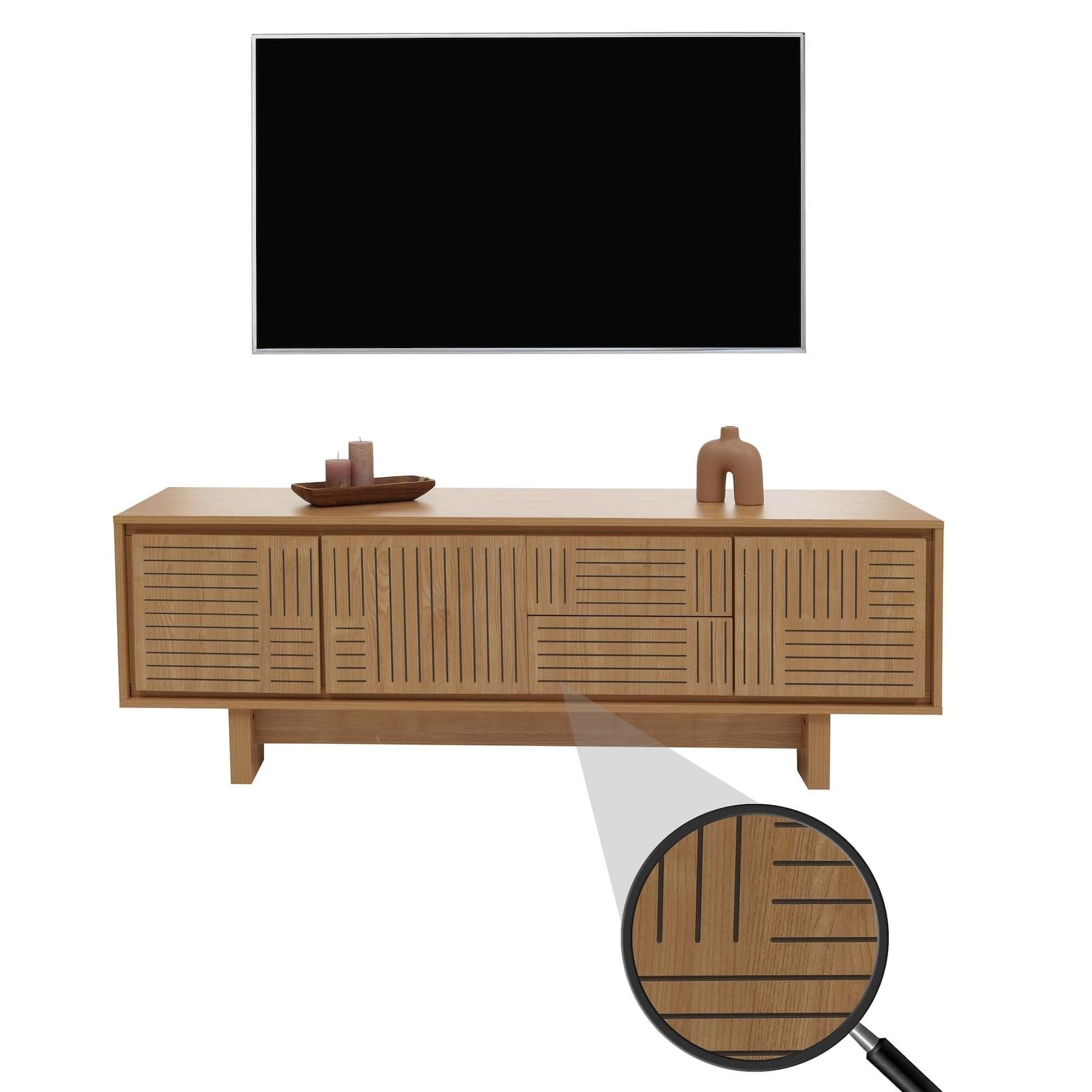 TV-Rack MCW-O34 TV-Board Fernsehtisch Lowboard Kommode