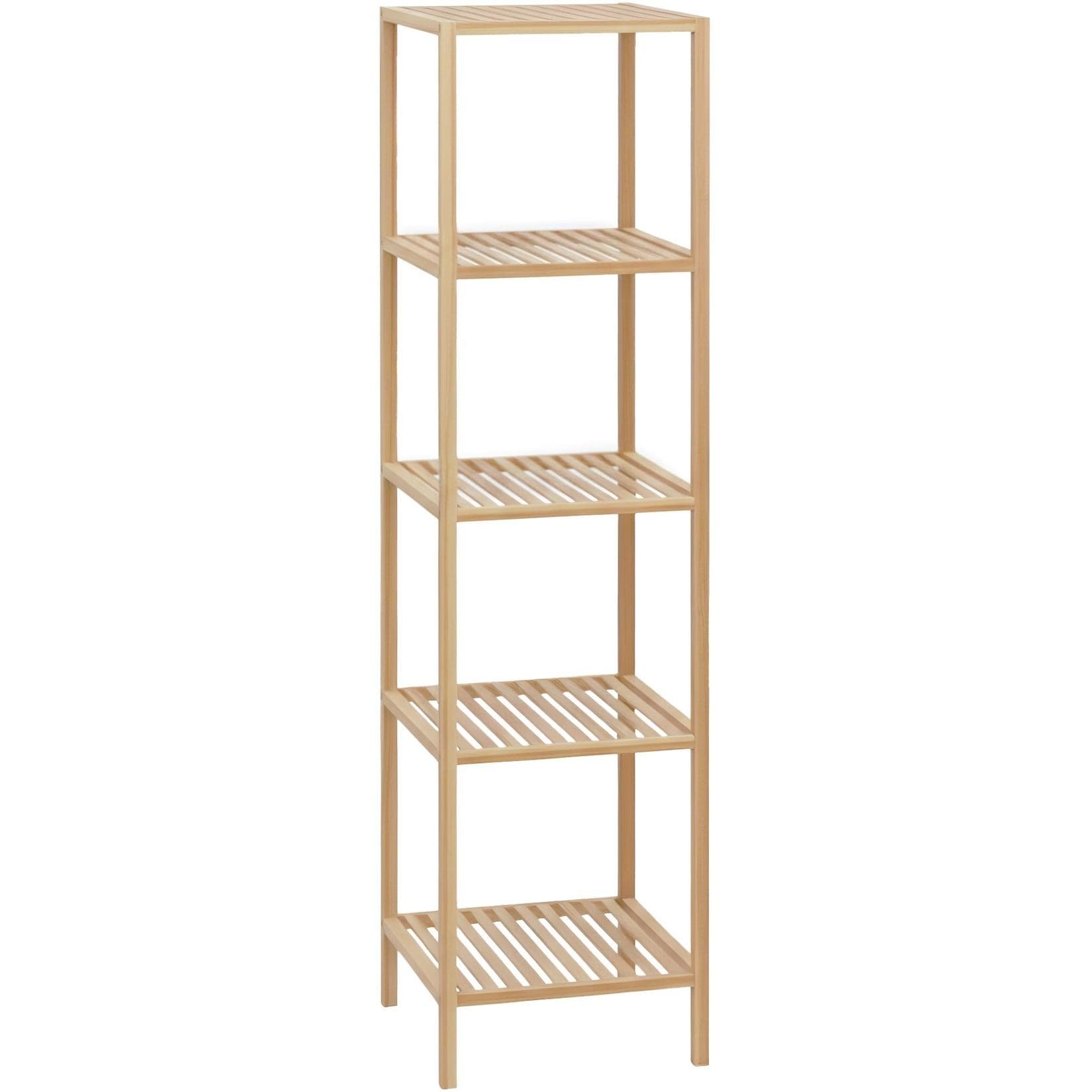 CLP Badregal Bambus Zinnien, Holzregal Badezimmer, Küchenregal