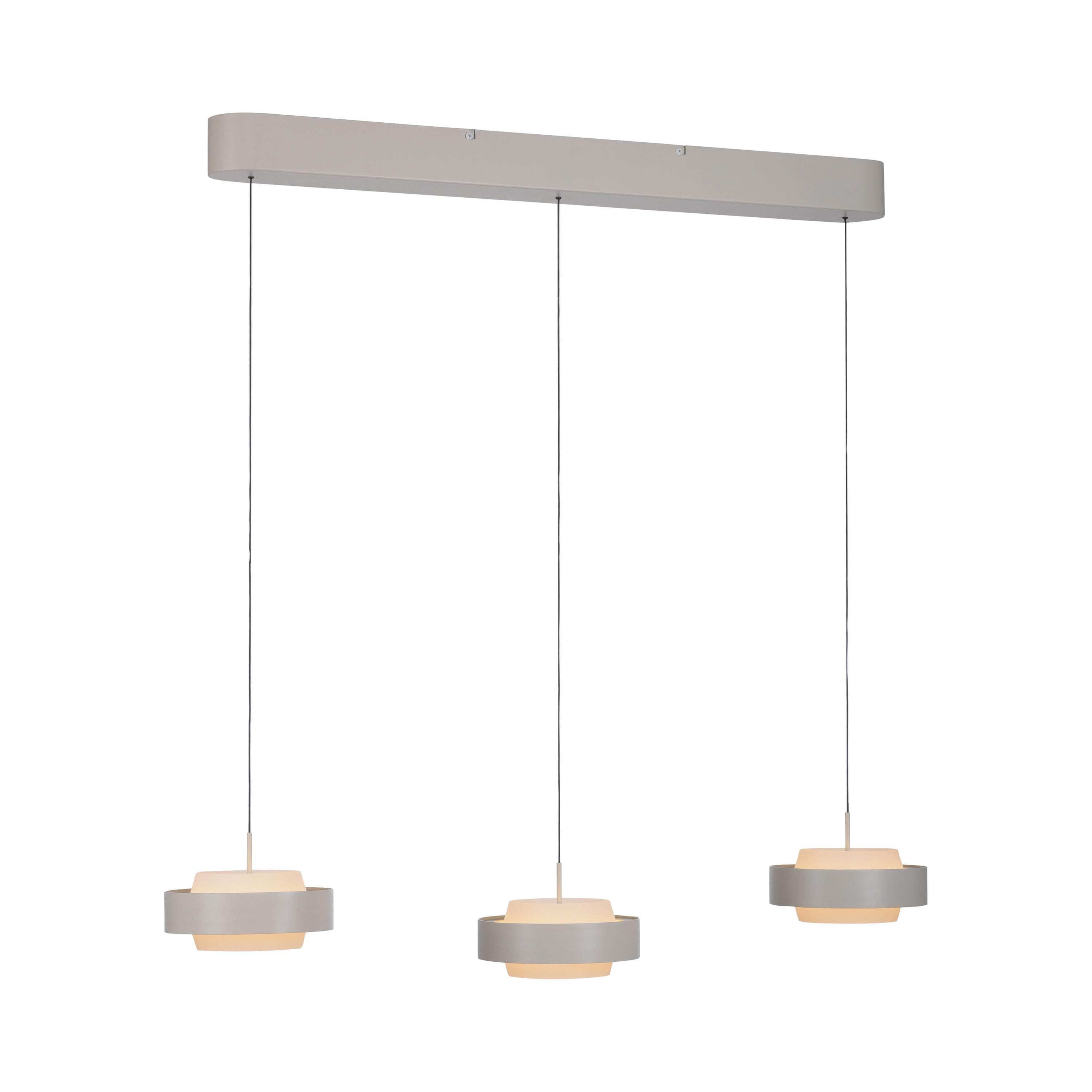 SCHÖNER WOHNEN LED-Hängelampe Elmo, Sandbrise, 3-fl., 3000 K