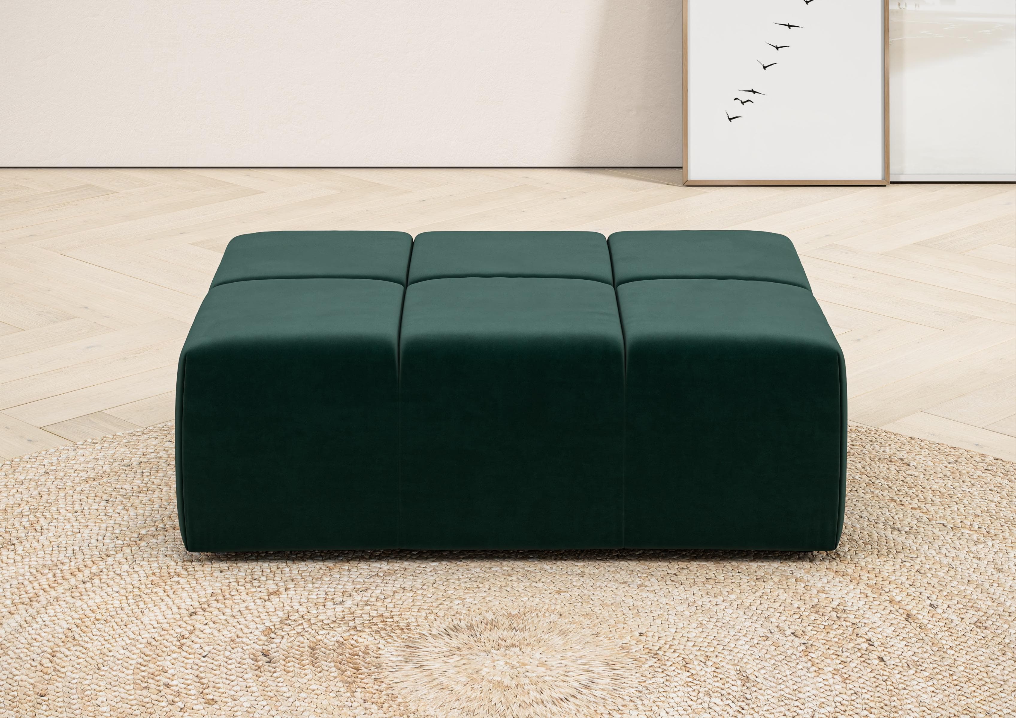 Cord Polsterhocker - Easy Care & Ancona Serie