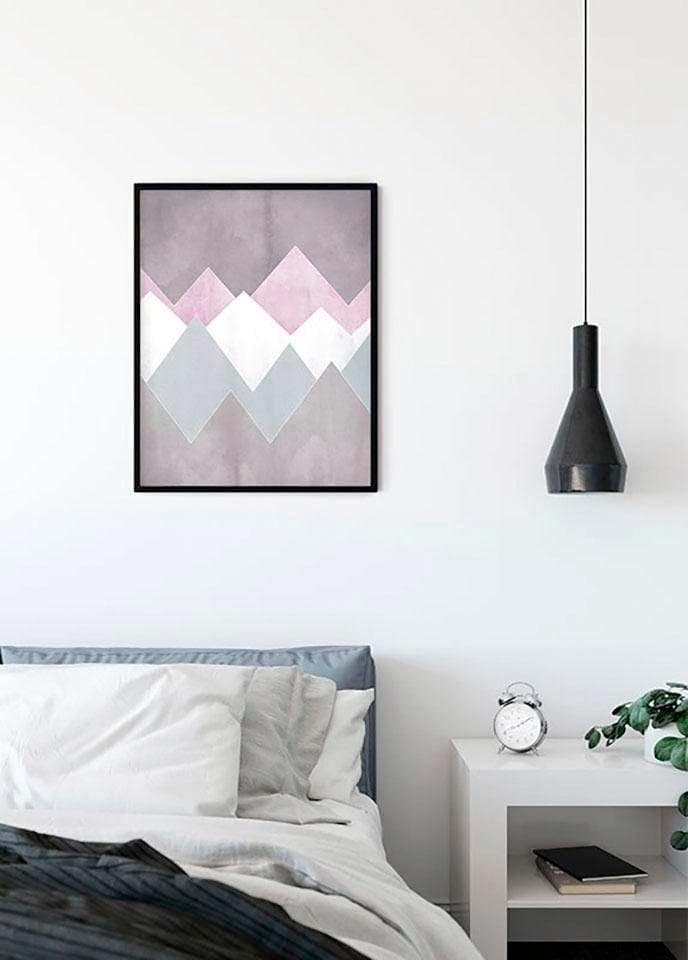 Komar Sunrise Mountain Gentle Wandbild Bunt Natur