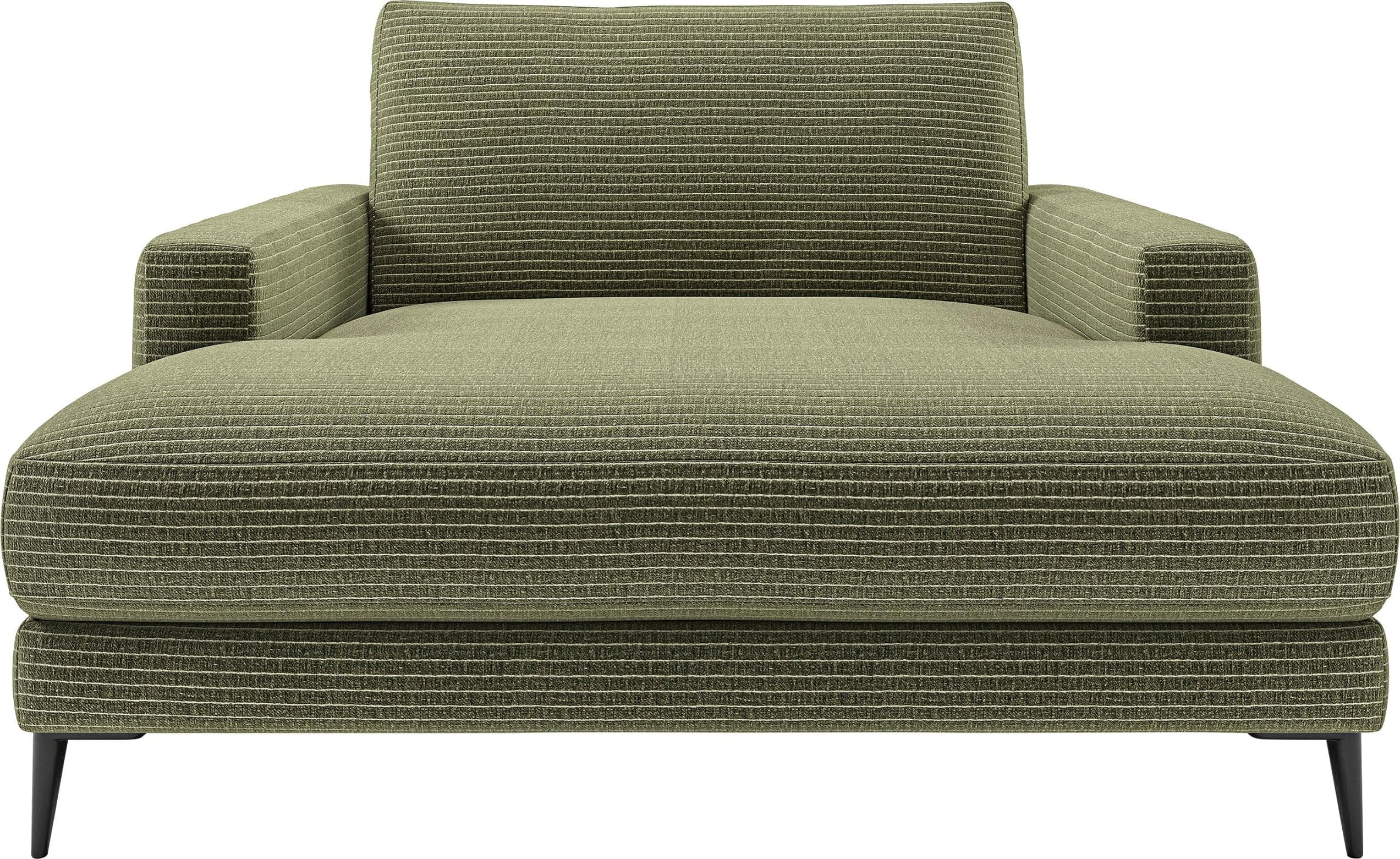 Chaiselongue zum Relaxen in Bouclé, Cord & Easy Care