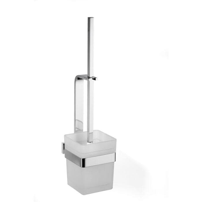 Giese Gifix Tono WC Bürstengarnitur Wandmodell Kristallglas Satiniert Messing