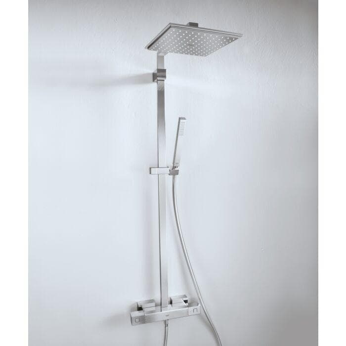 Grohe Euphoria Cube 230 Duschsystem Chrom Wandmontage Duscharm 40 cm