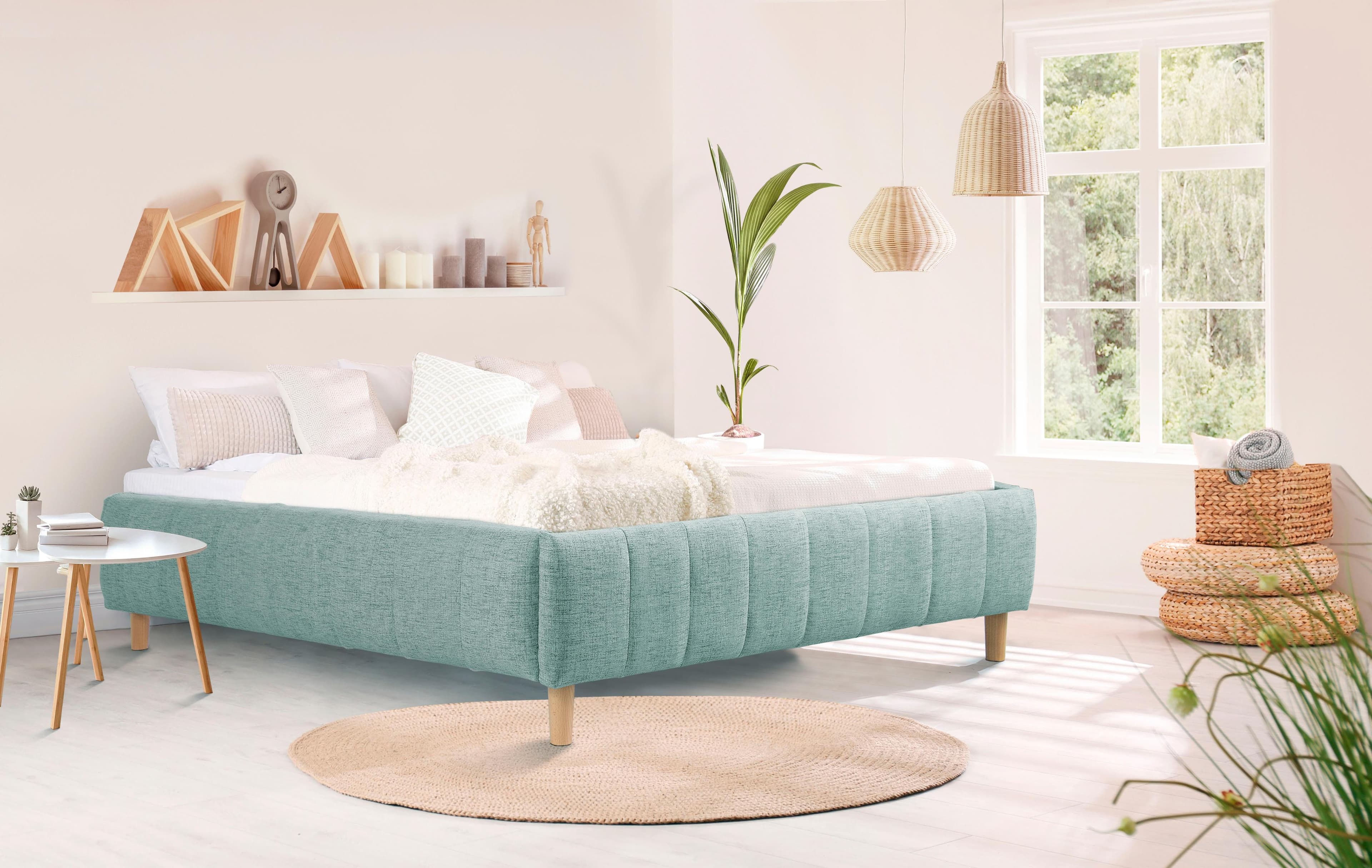 Polsterbett mit Rollrost - Komfort & Design