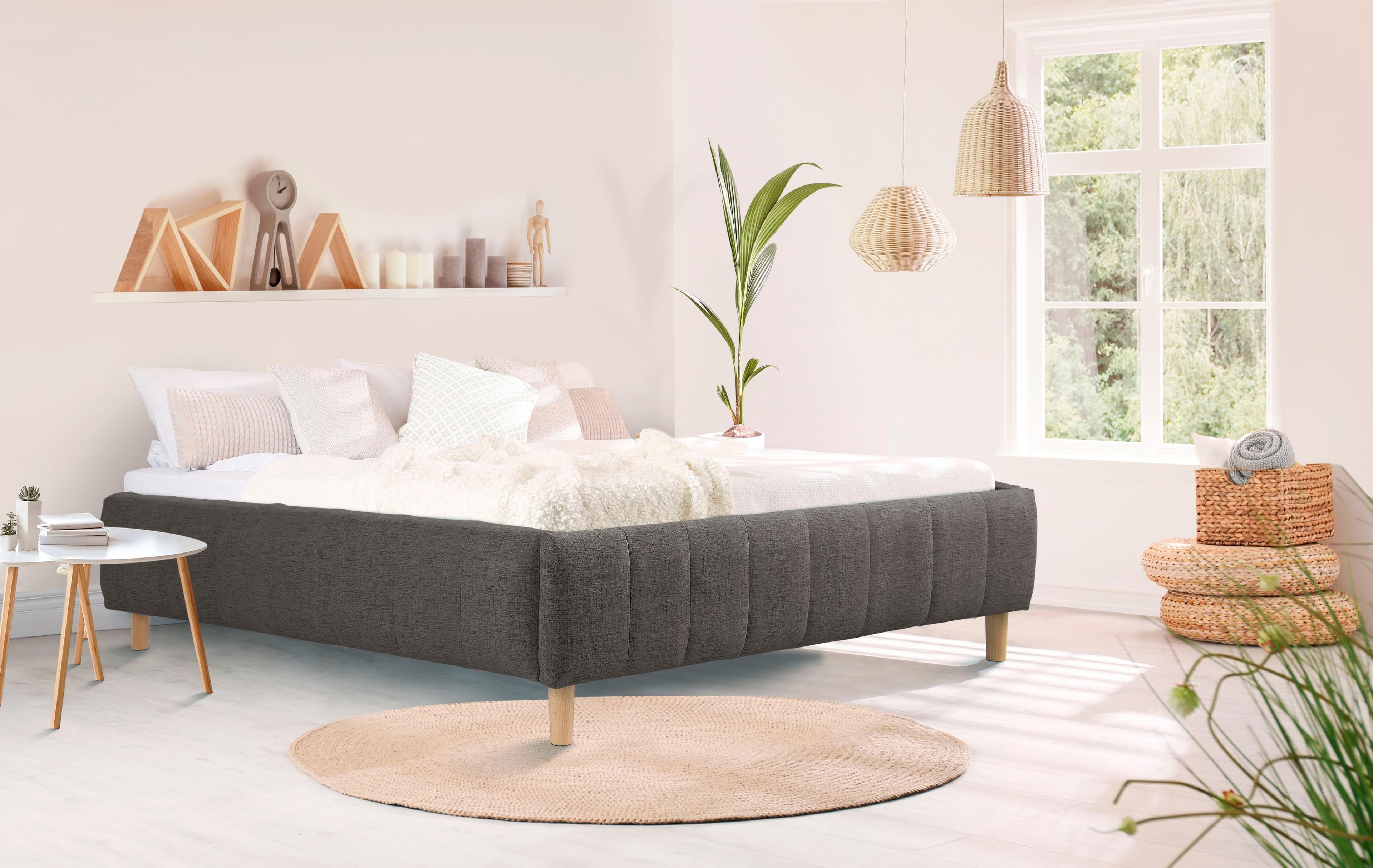 Polsterbett mit Rollrost - Komfort & Design