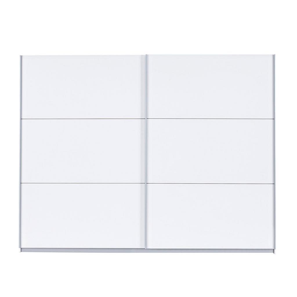 Ti'me Schwebetürenschrank Weiß Holzwerkstoff 2 Fächer