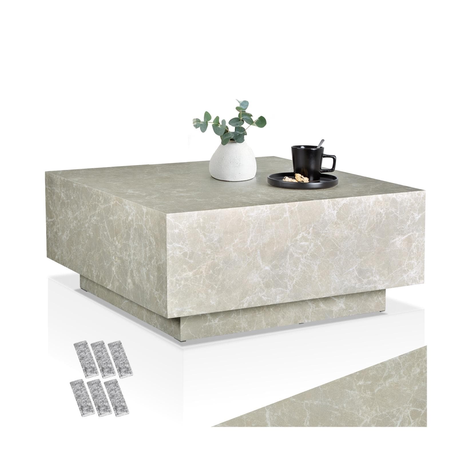 TECTAKE Couchtisch Lasley 1-St., 1 tlg