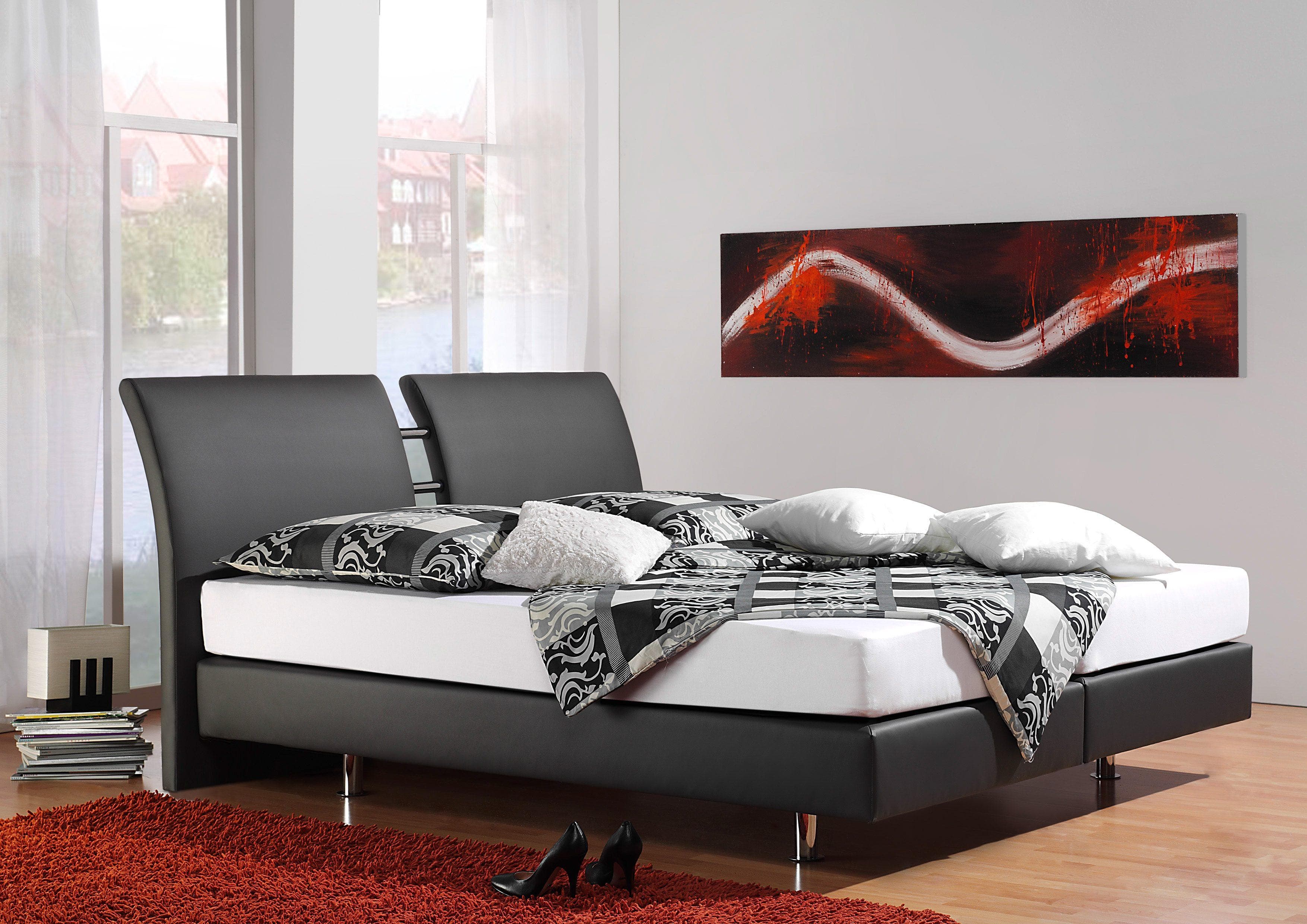 Boxspringbett mit 3 Matratzenarten und 4 Farbvarianten