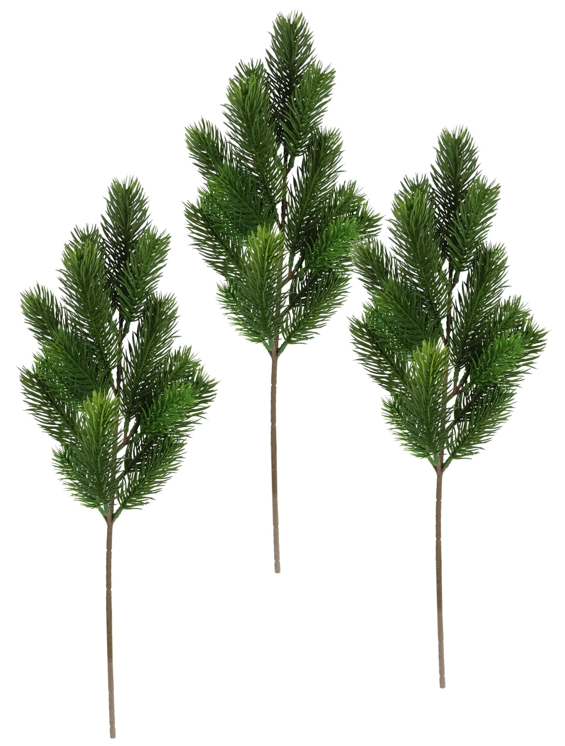 Kunstzweig I.GE.A. Tannenzweige Grün Kunststoff 3er Set