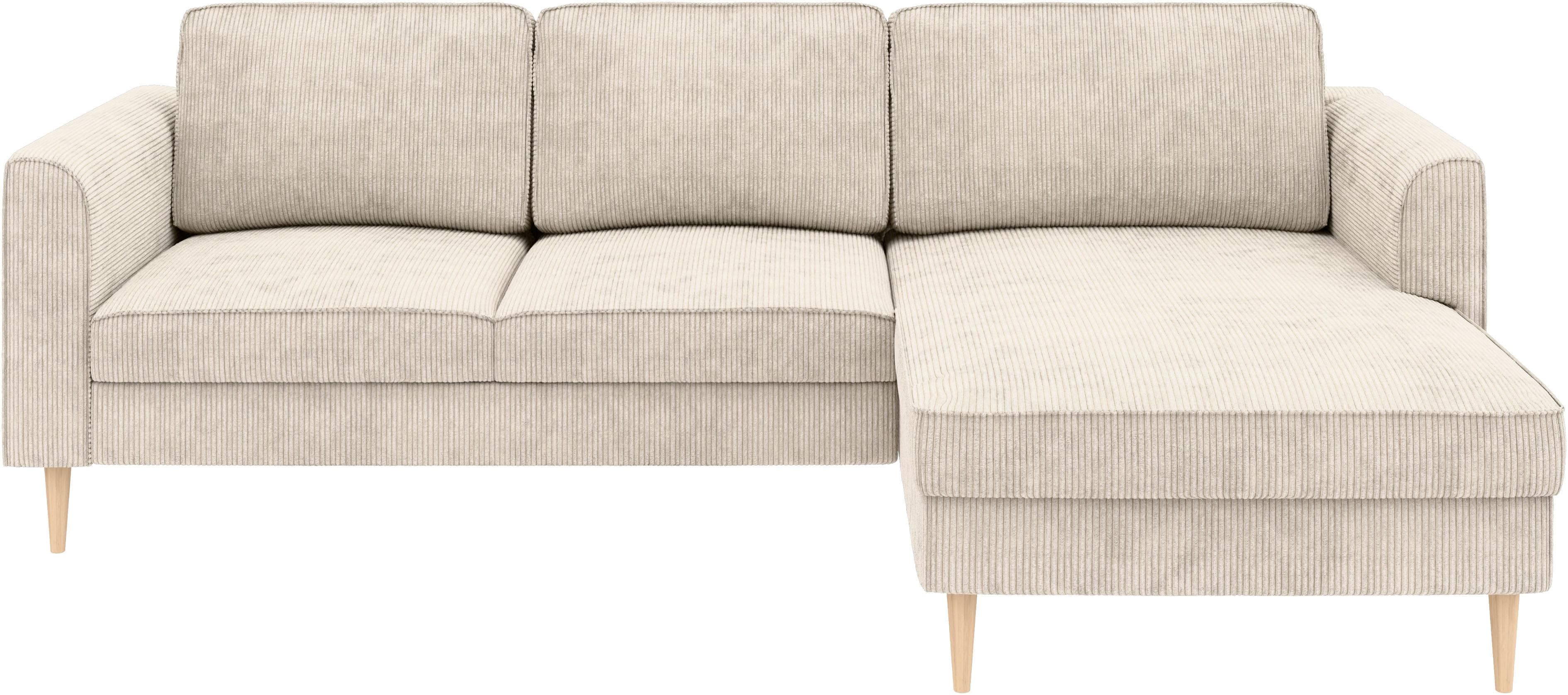Ecksofa HOME AFFAIRE Booster mit Schlaffunktion & Bettkasten, Beige