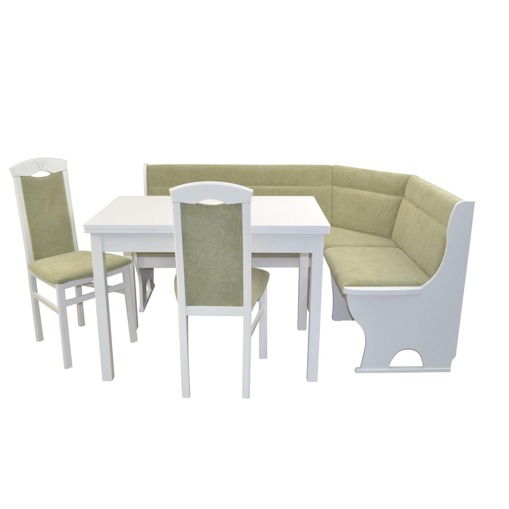 möbel direkt online Eckbankgruppe 4tlg. Eva mit Stauraum und Ausziehtisch